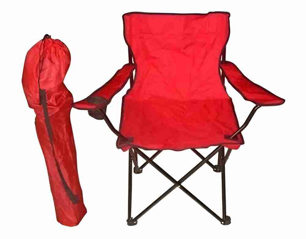 Silla plegable roja