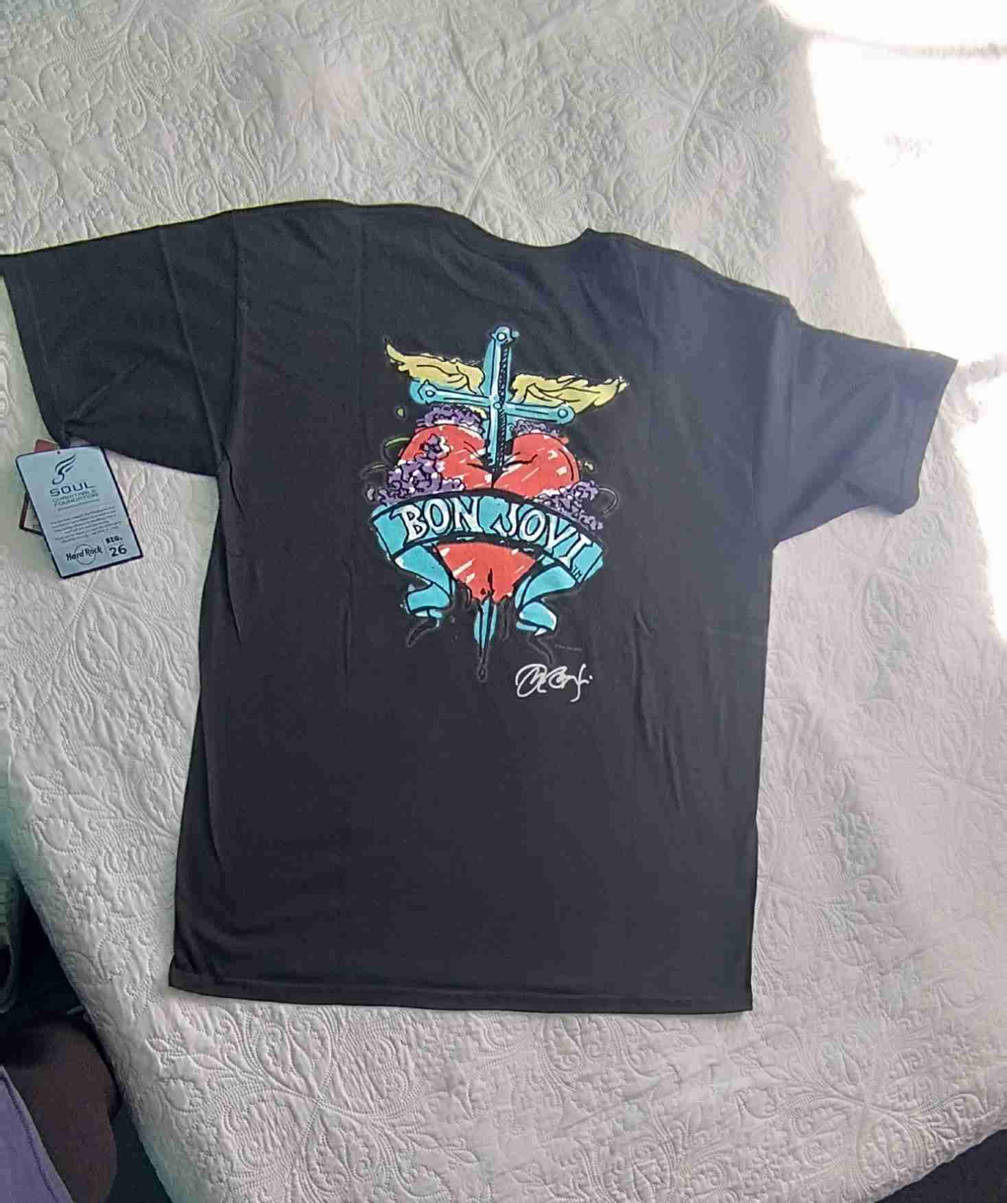 Polera Bon Jovi Hard Rock Café