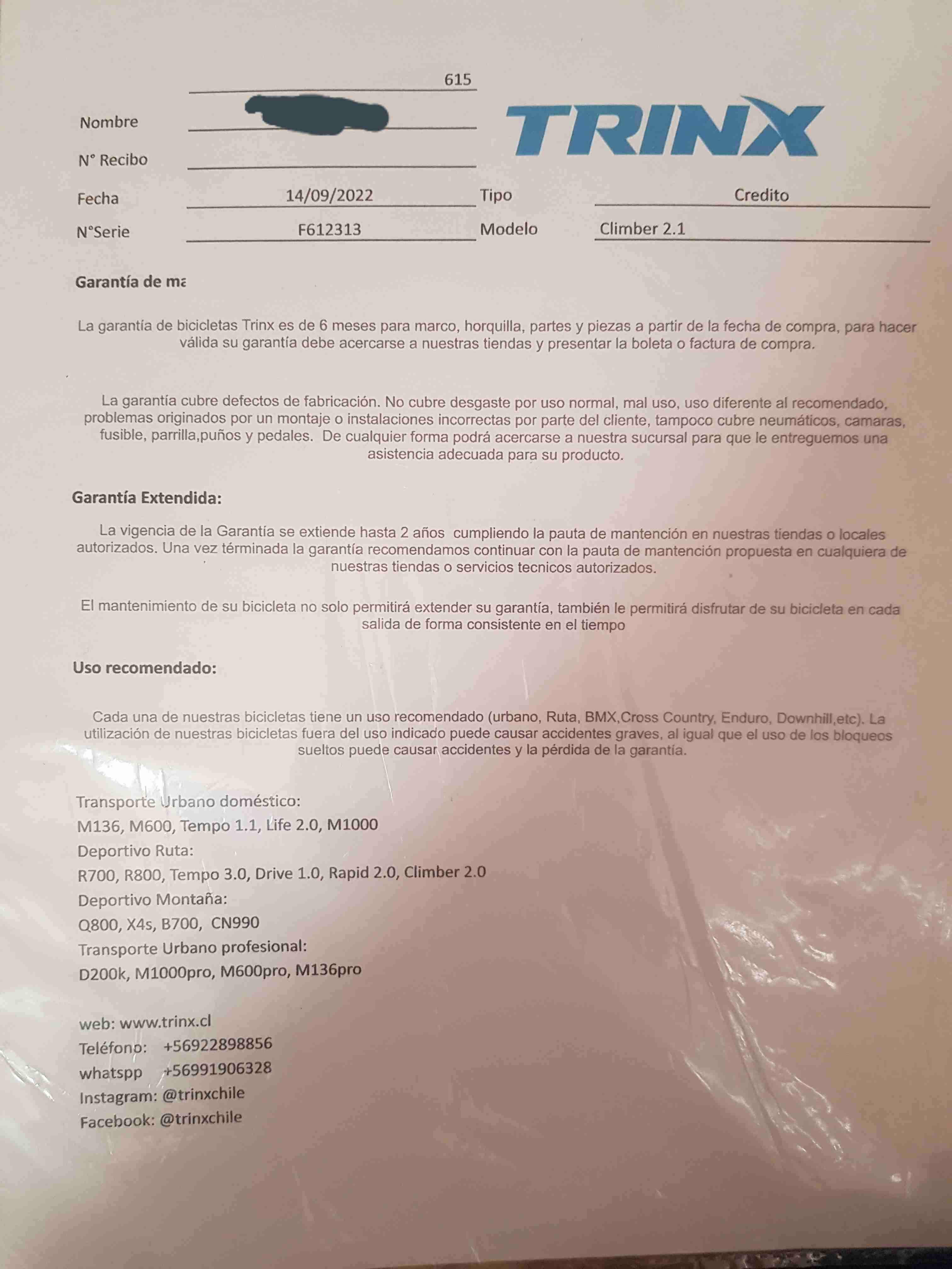 Bicicleta TRINX Climber 2.1 - miniatura 6