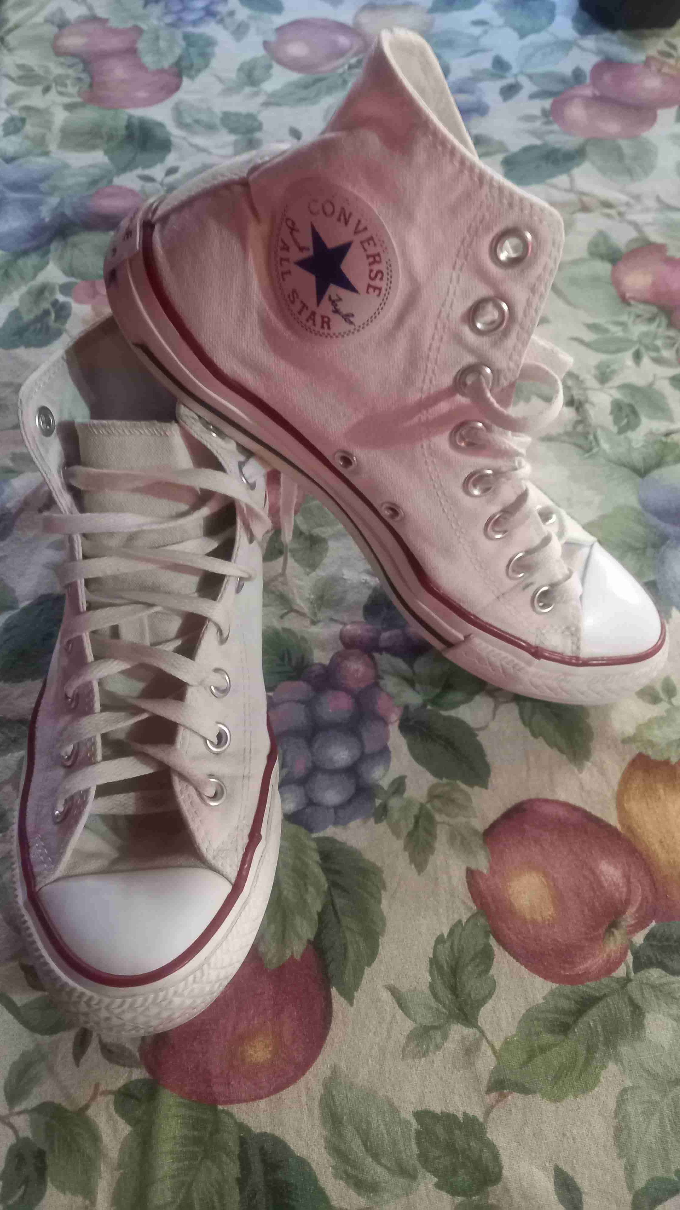 Zapatillas altas blancas casuales - miniatura 3