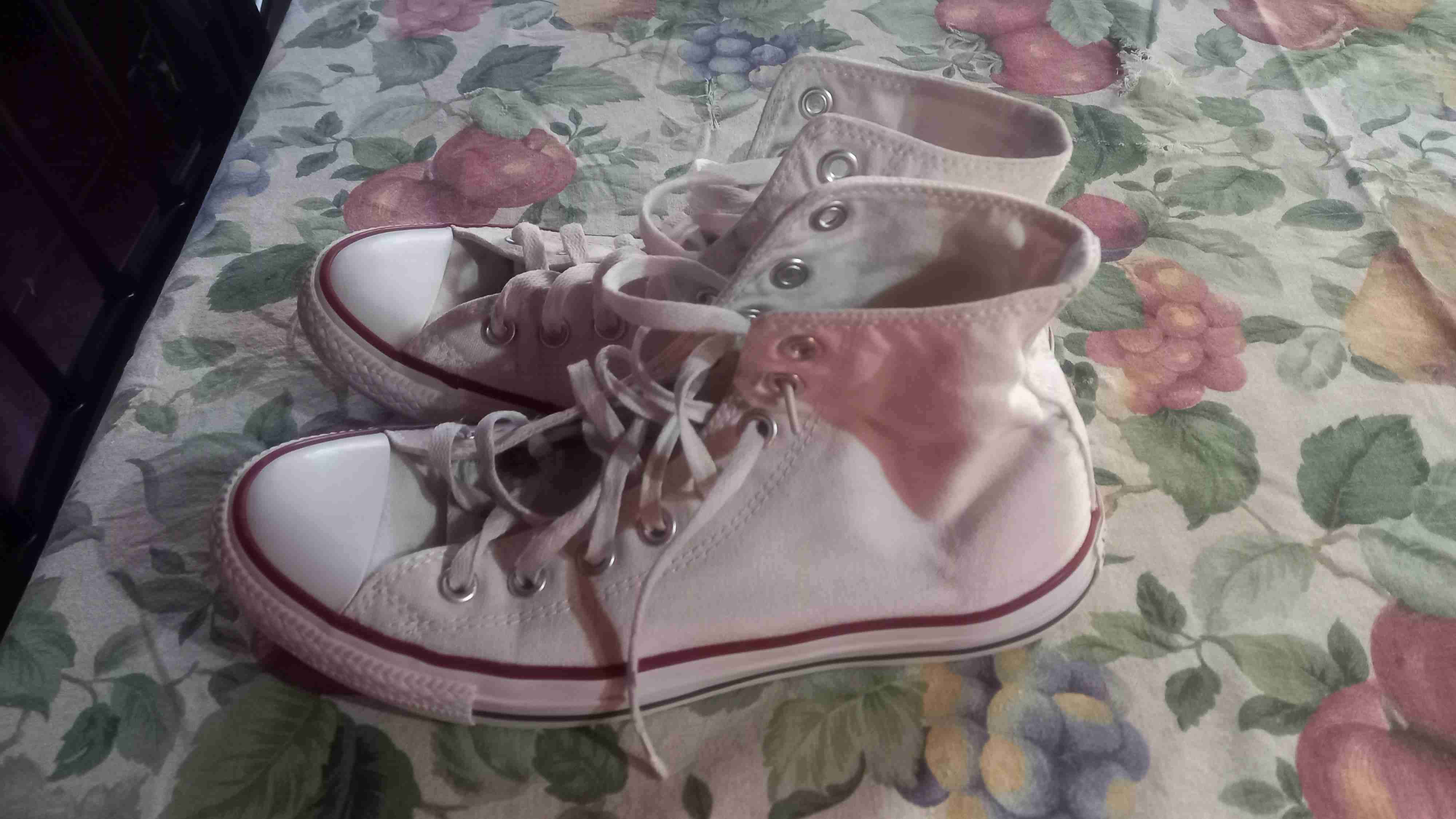 Zapatillas altas blancas casuales - miniatura 5