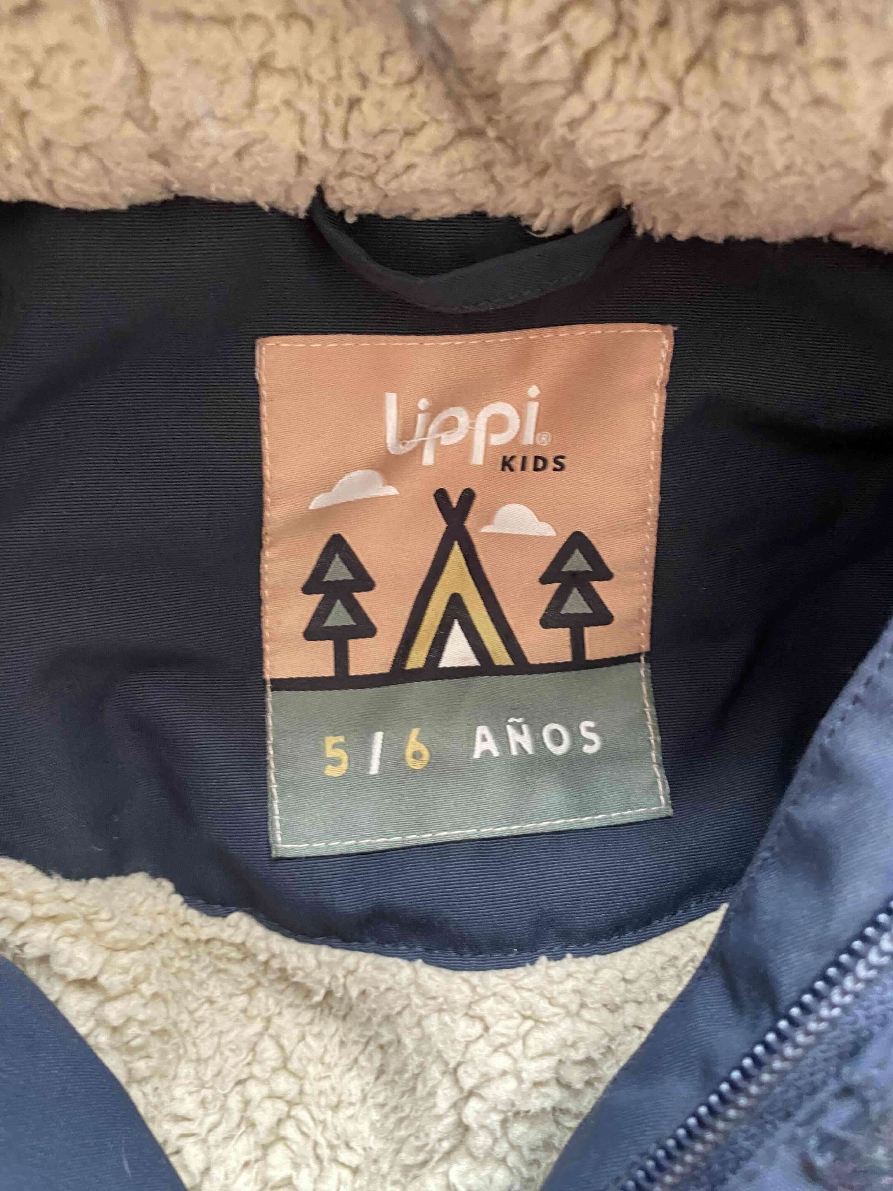 Parka con gorro de piel sintética - miniatura 3