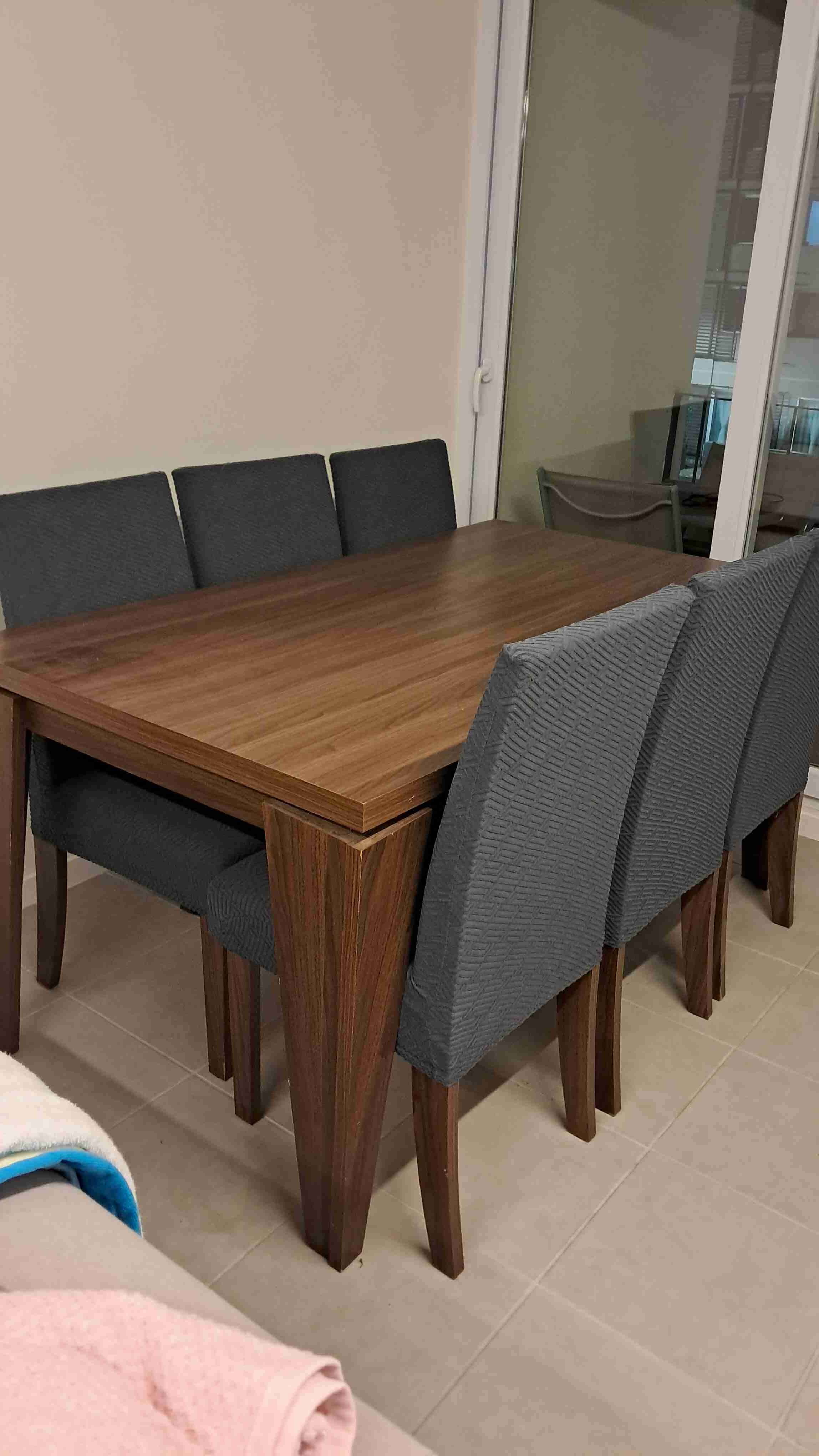 Comedor madera con 6 sillas