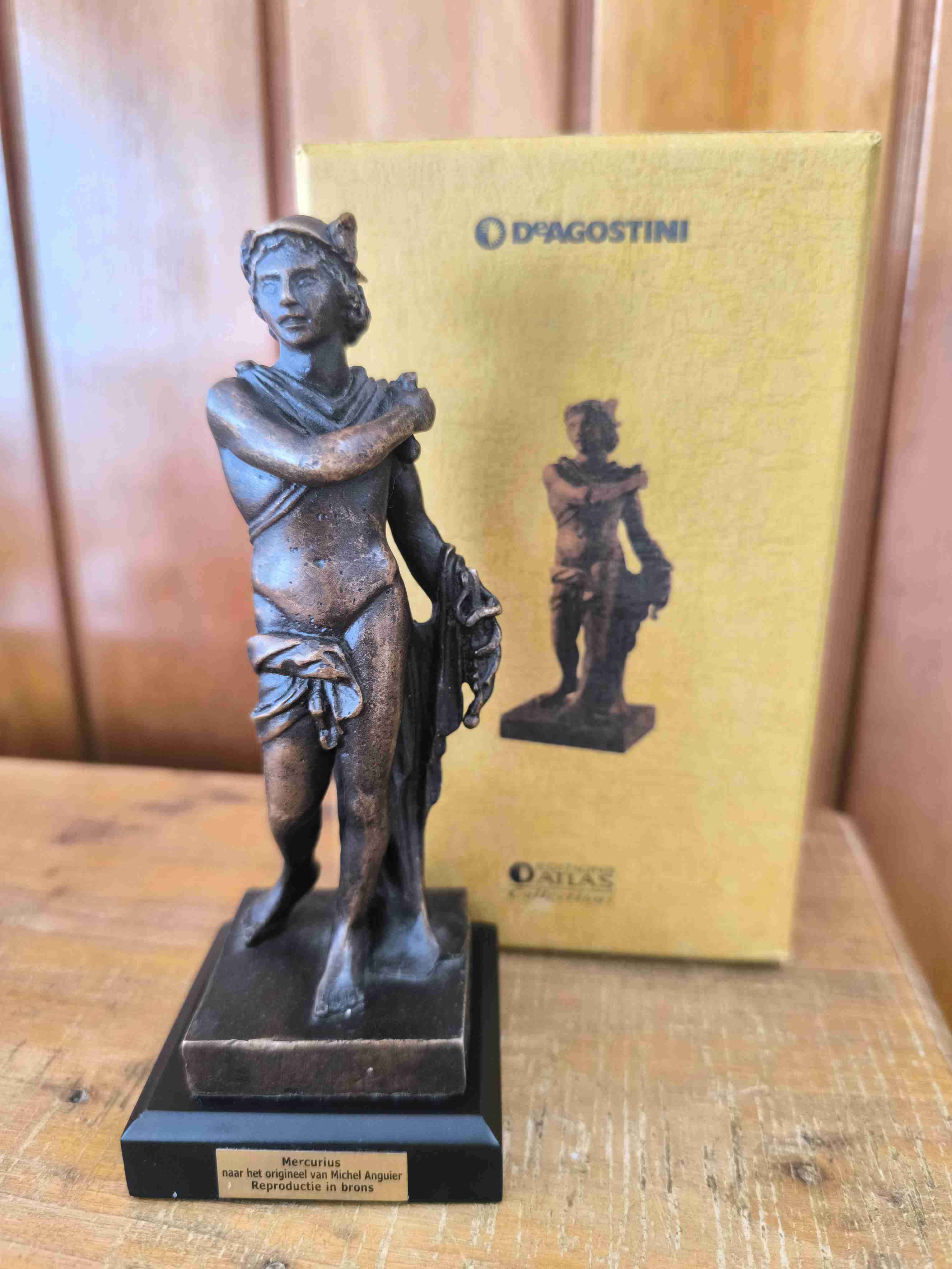 Estatua Mercurio en bronce