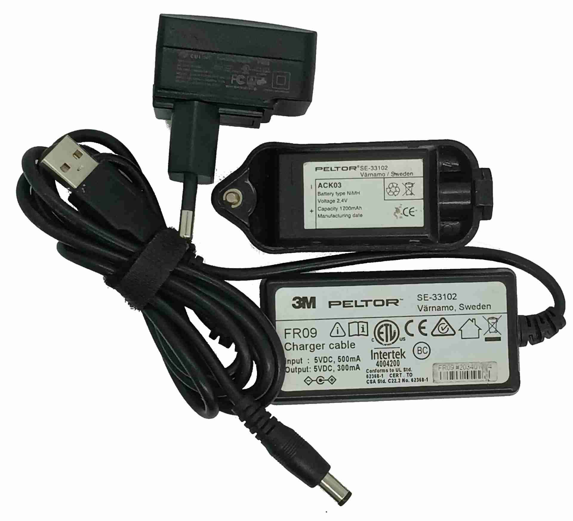 Cargador 3M Peltor CommLite con adaptador - miniatura 3