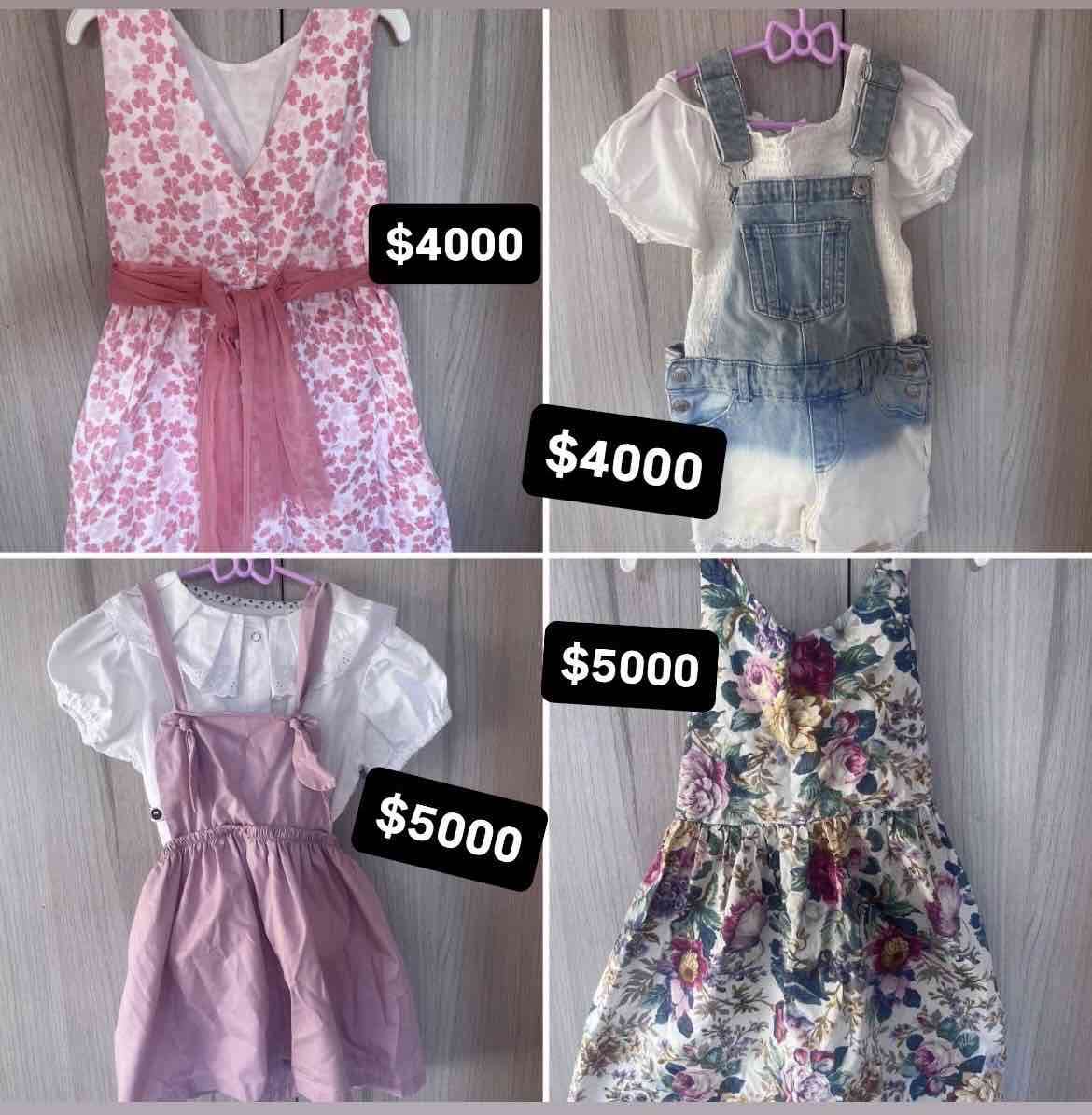 Vestidos y enteritos para niñas