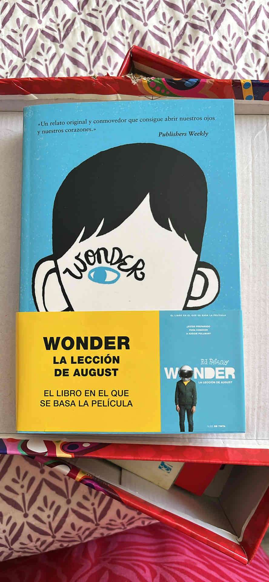 Libro 'Wonder' edición tapa dura