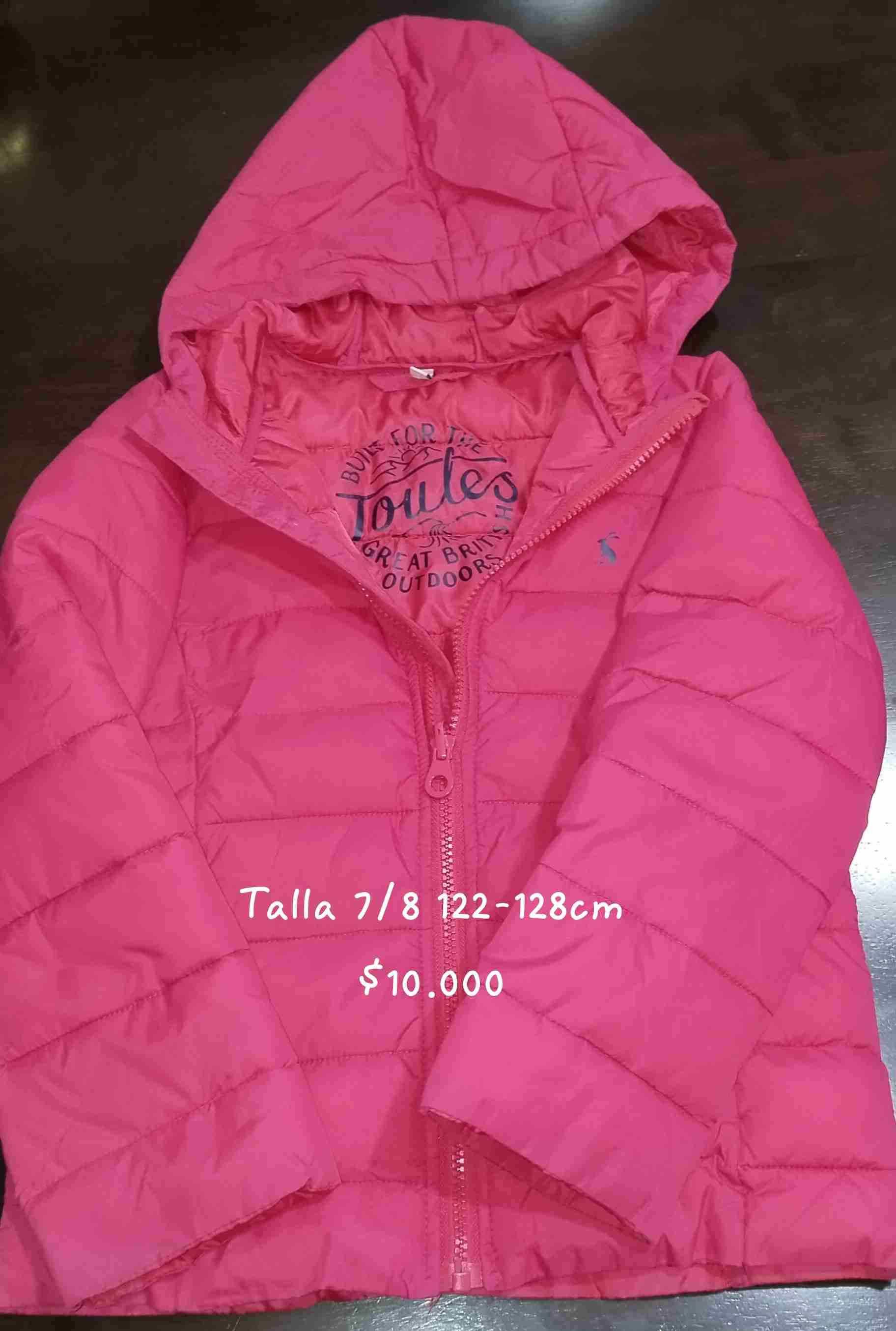 Chaqueta rosada para niña talla 7/8