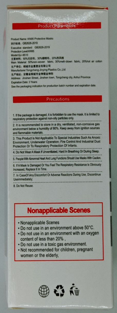 Mascarillas protectoras KN95 - miniatura 3