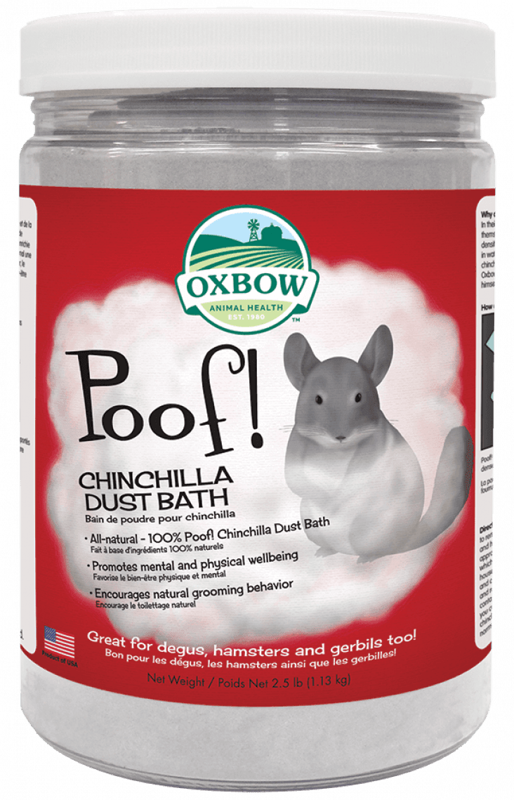 Baño de polvo para chinchillas Oxbow