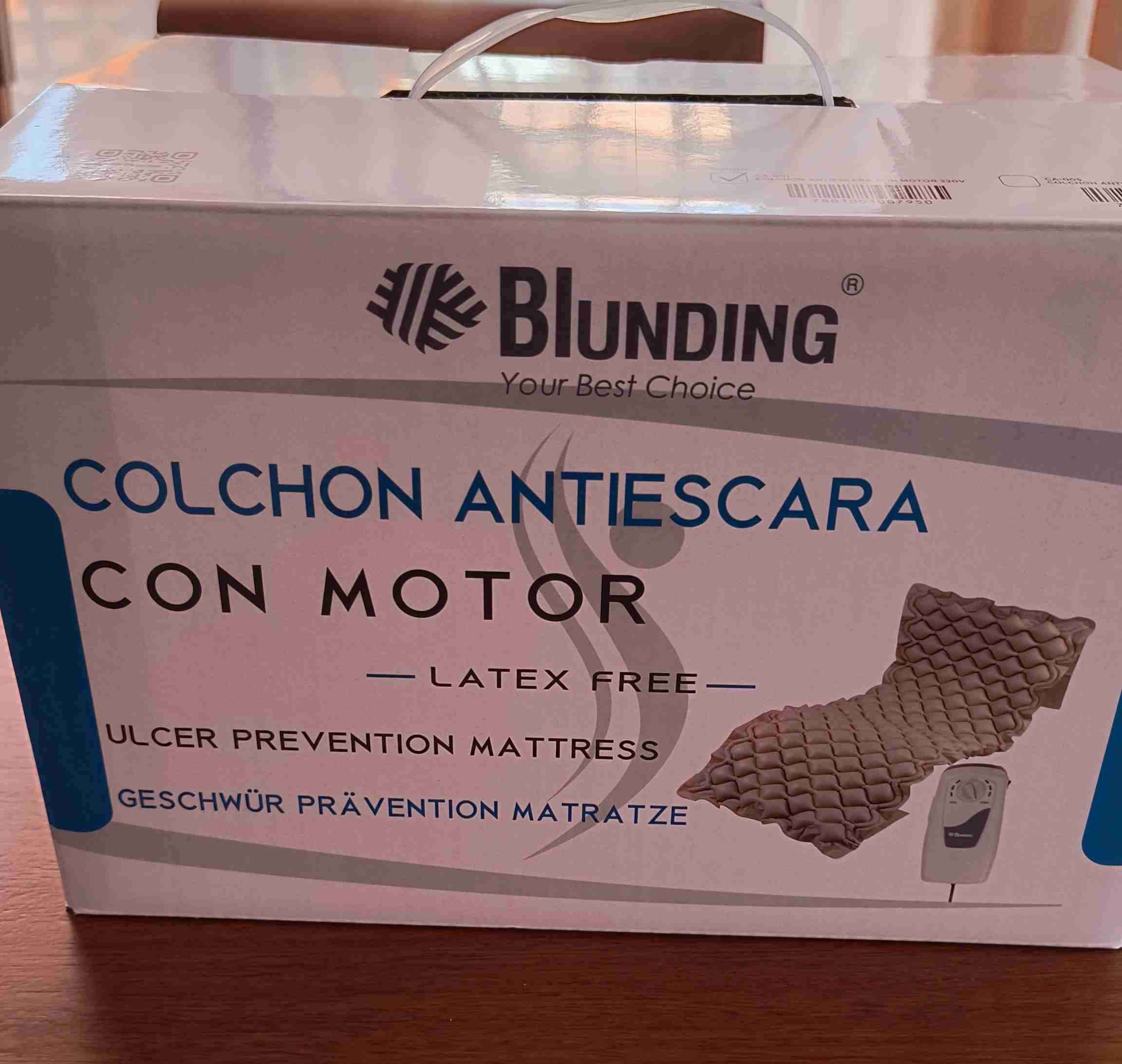 Colchón antiescara con motor