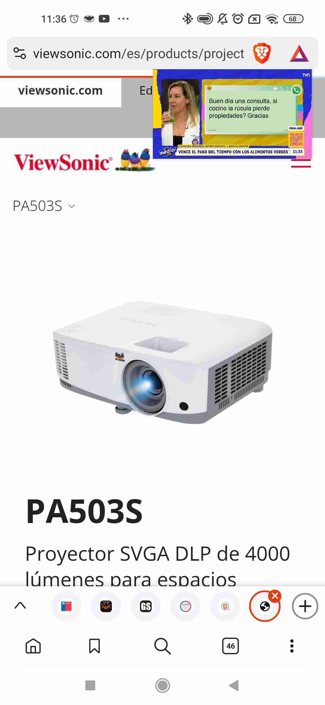 Proyector ViewSonic blanco 3000 lmns - miniatura 3