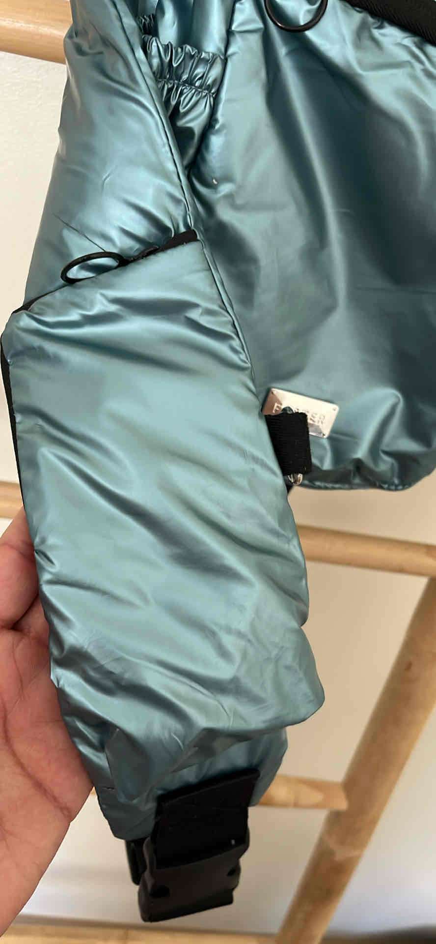 Mochila cruzada azul metálico FOSTER - miniatura 3