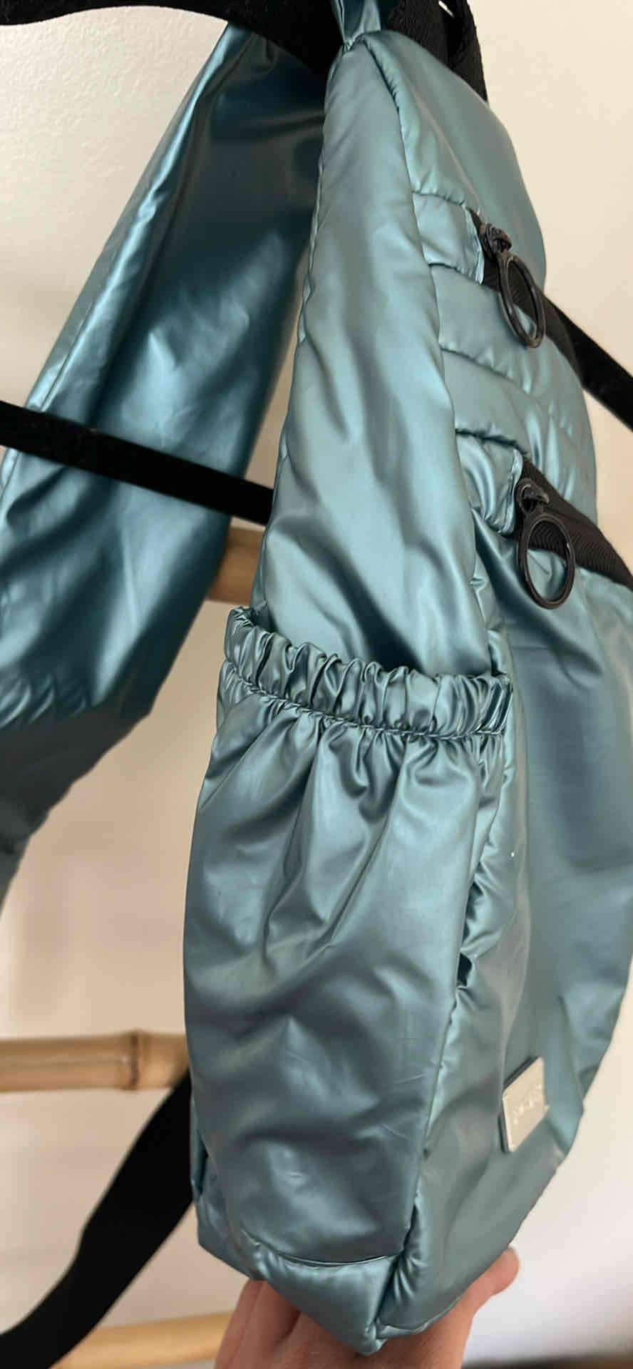 Mochila cruzada azul metálico FOSTER - miniatura 4