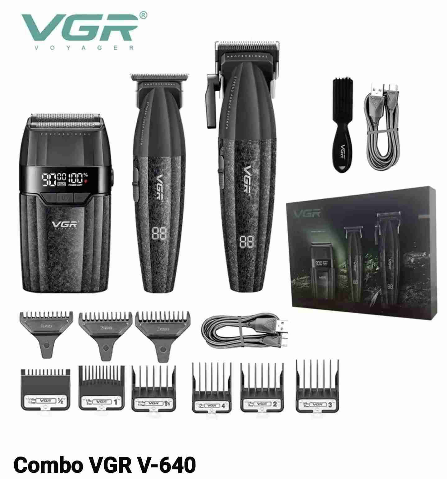 Combo de cortapelos VGR V-640