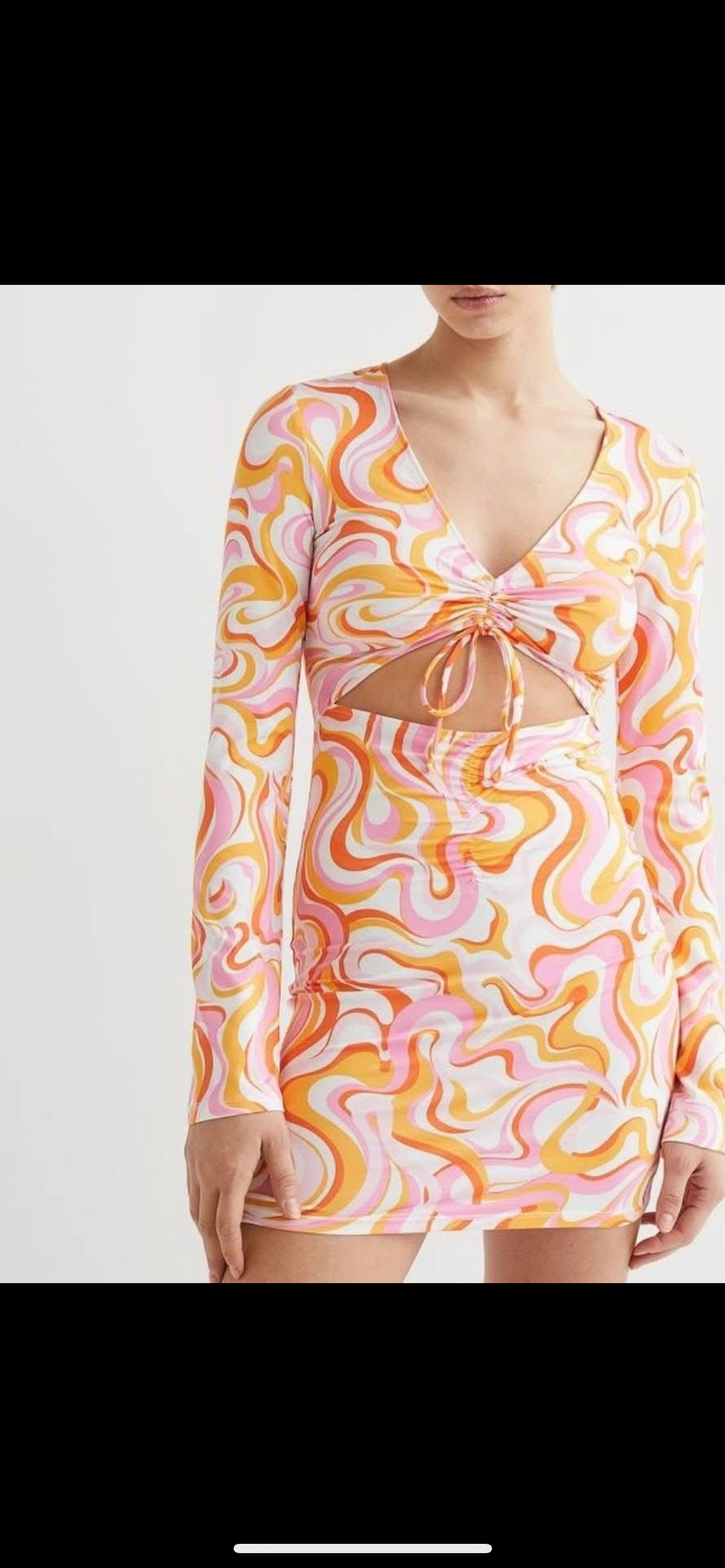 Vestido estampado multicolor H&M - miniatura 2