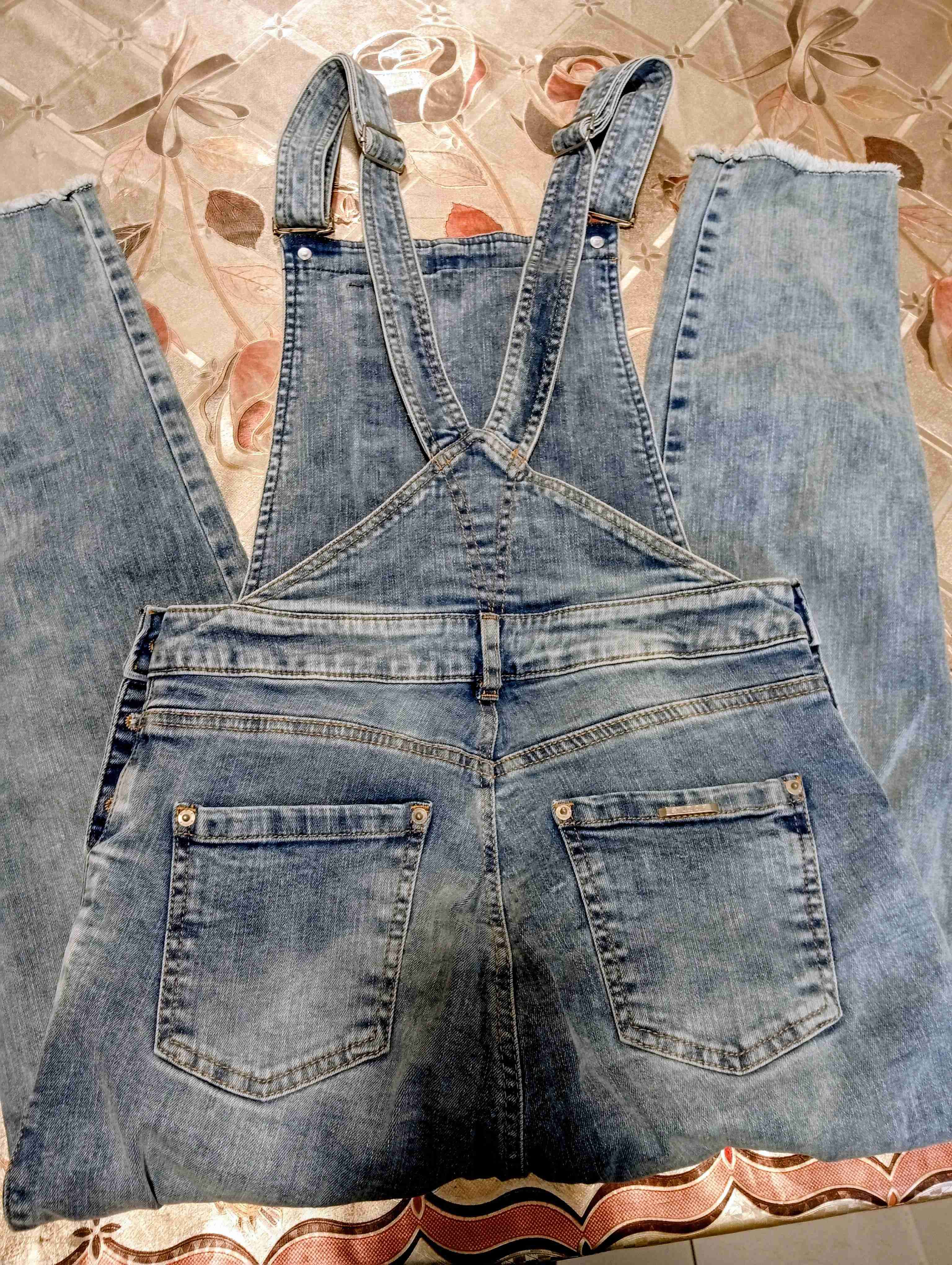 Jardinera de mezclilla unisex - miniatura 2