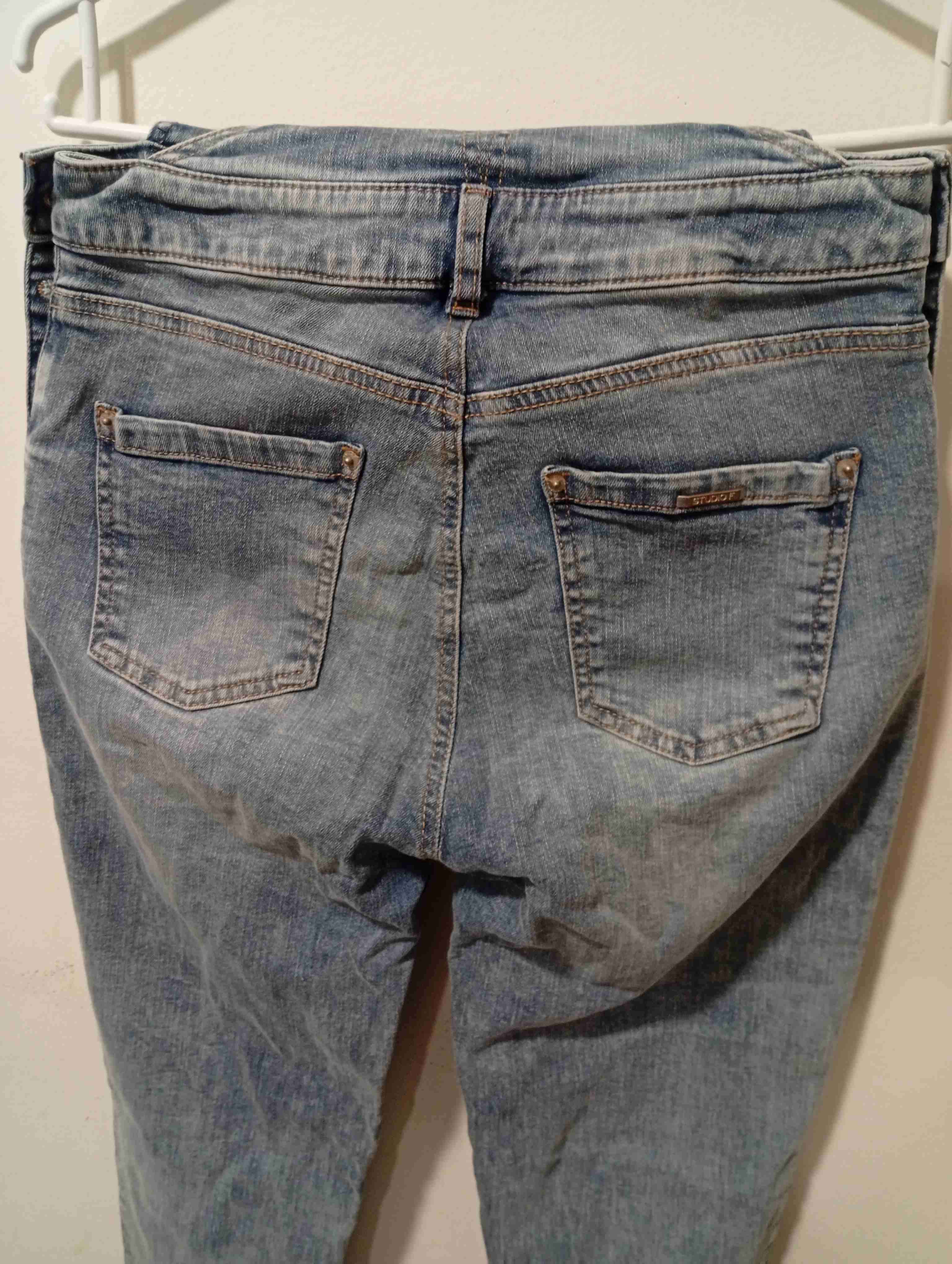 Jardinera de mezclilla unisex - miniatura 3