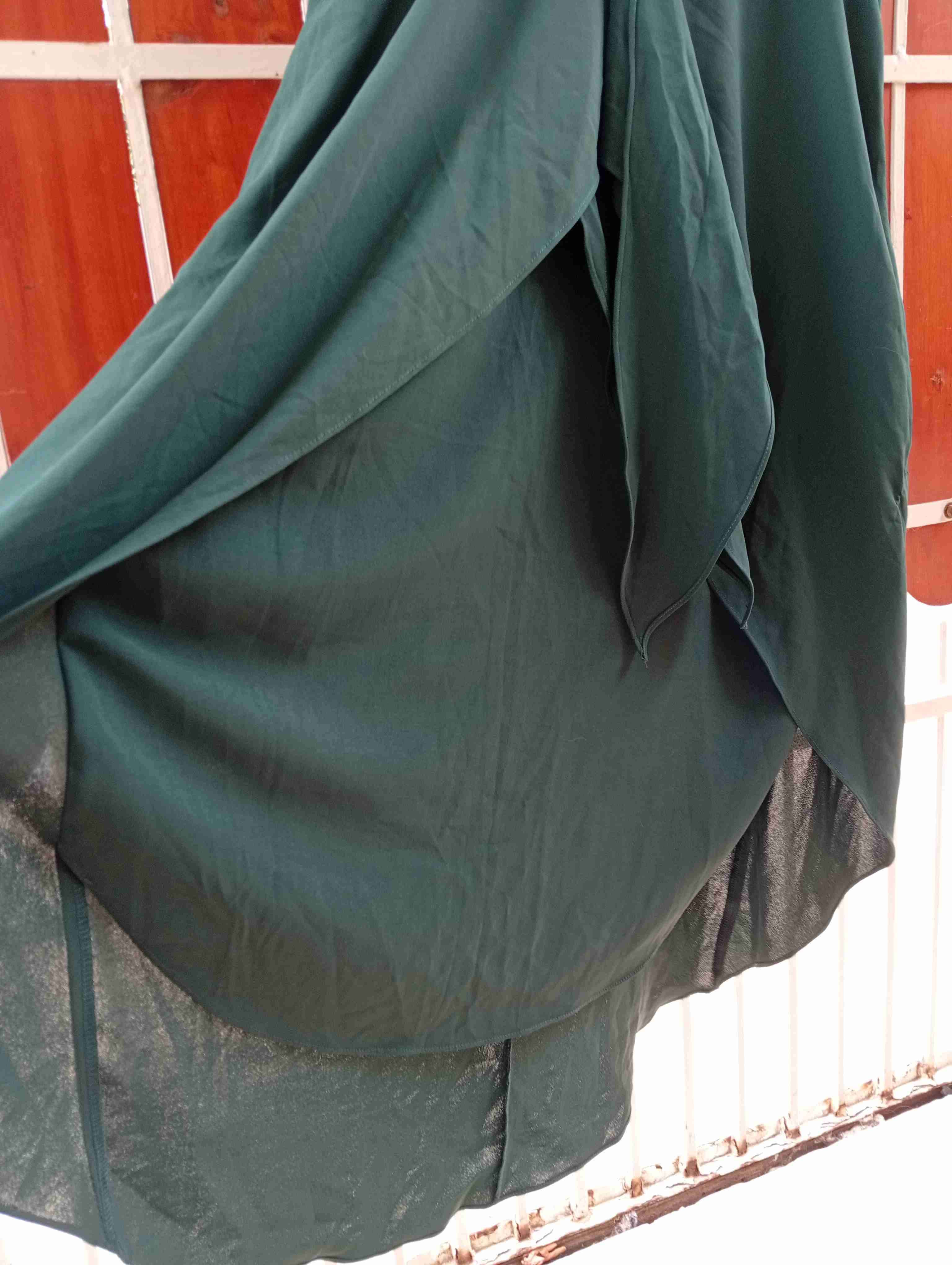 Vestido verde elegante talla XL - miniatura 4