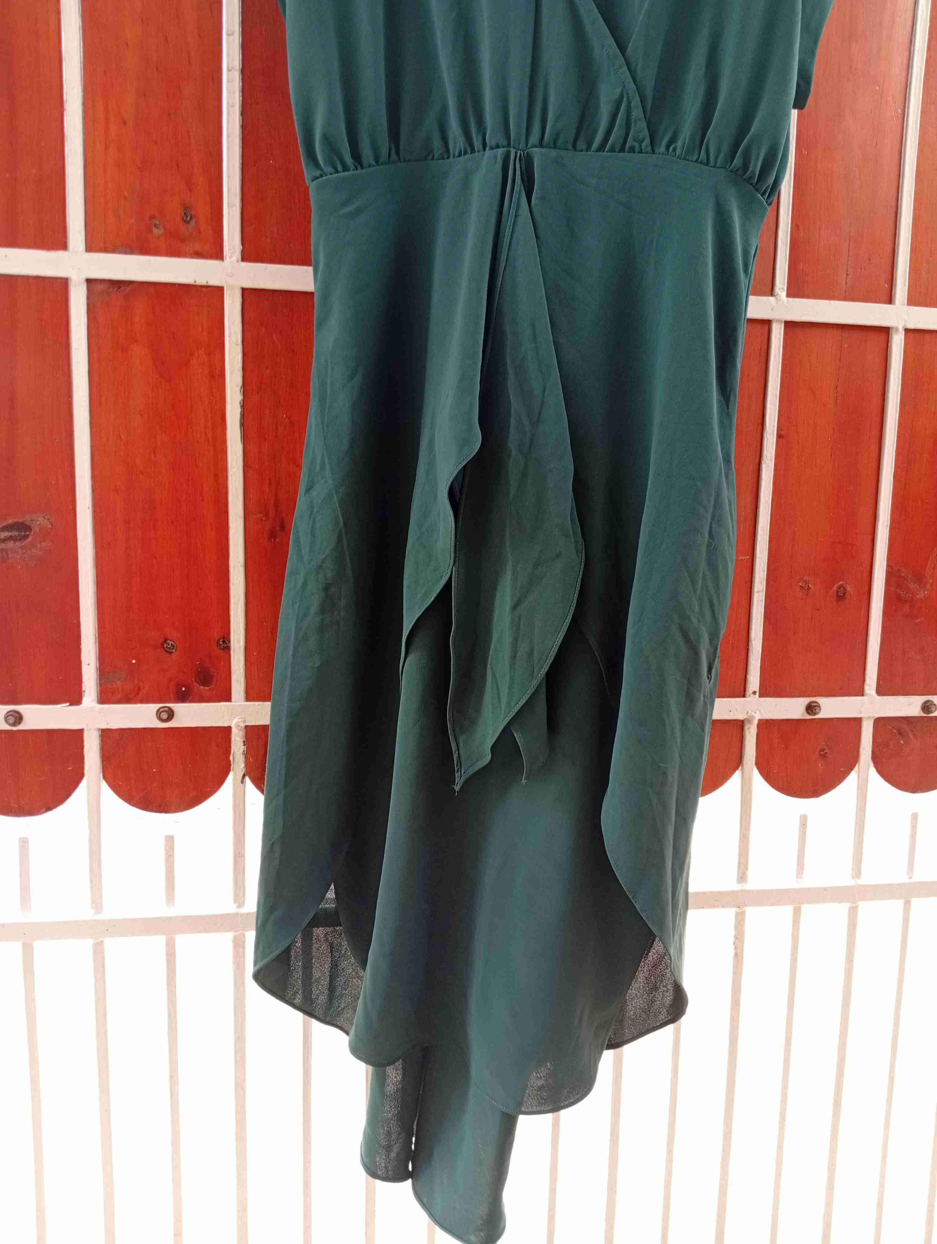 Vestido verde elegante talla XL - miniatura 5