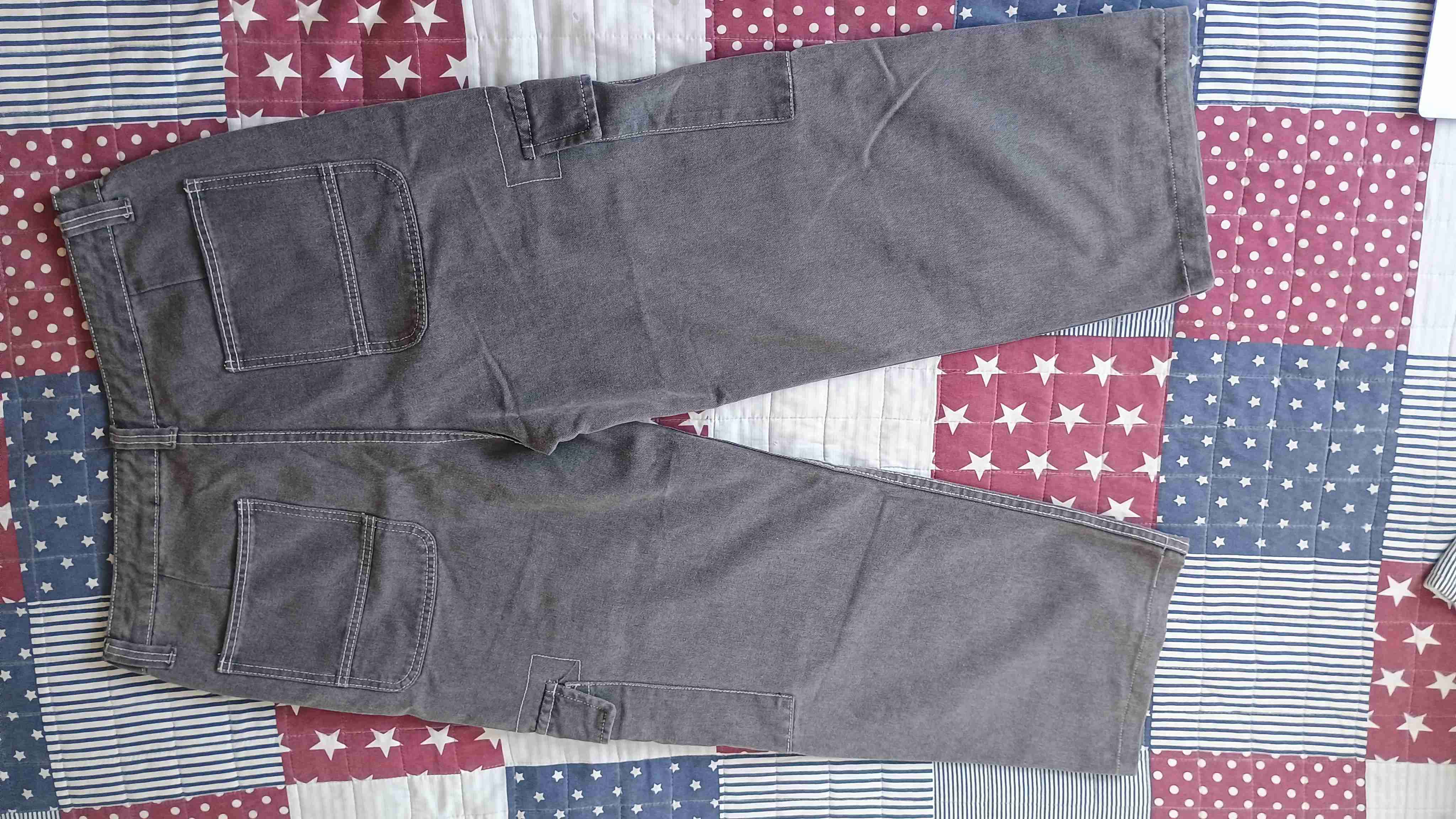 Pantalones cargo grises - miniatura 2