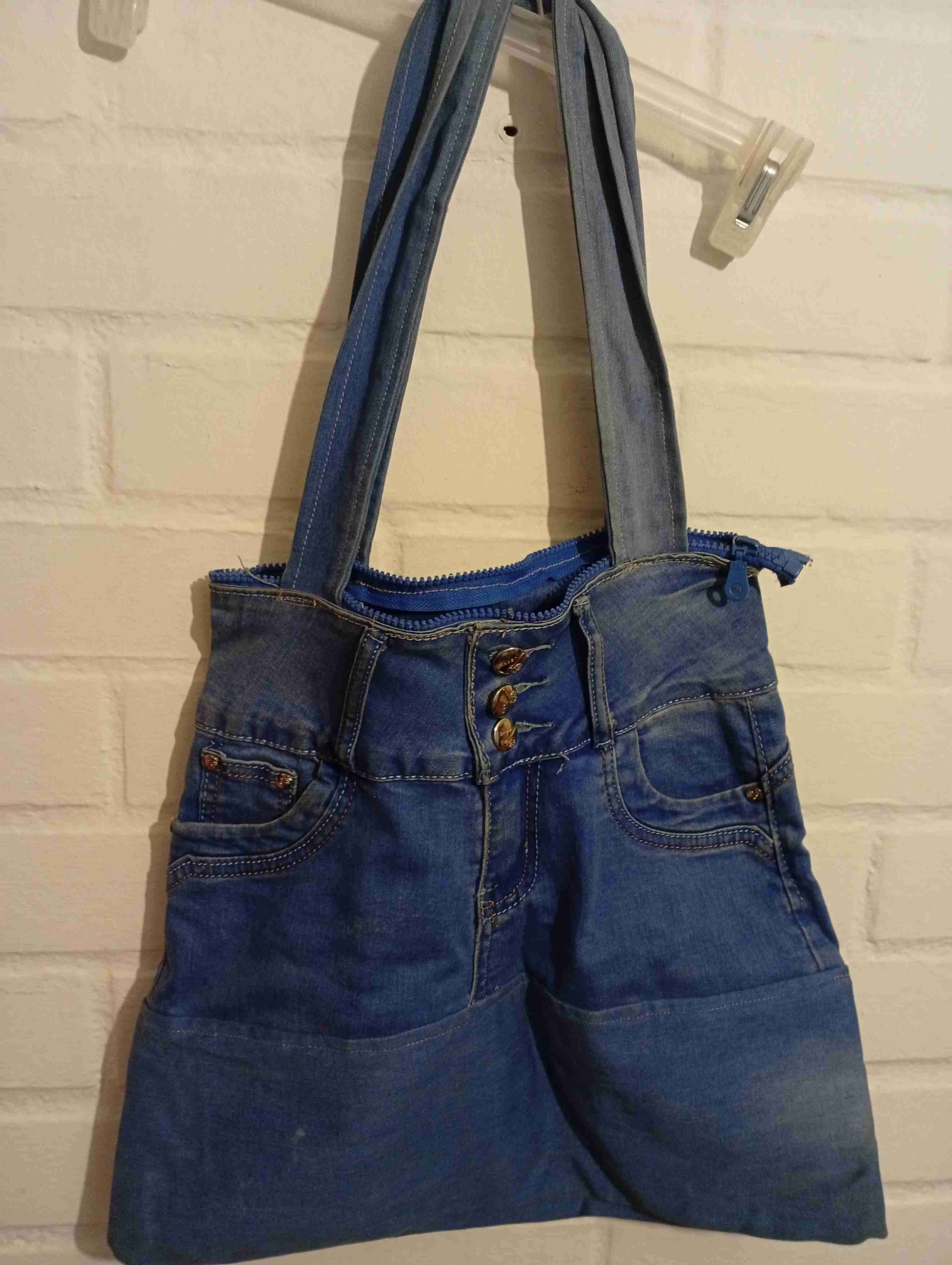 Bolso de mezclilla reciclada - miniatura 2