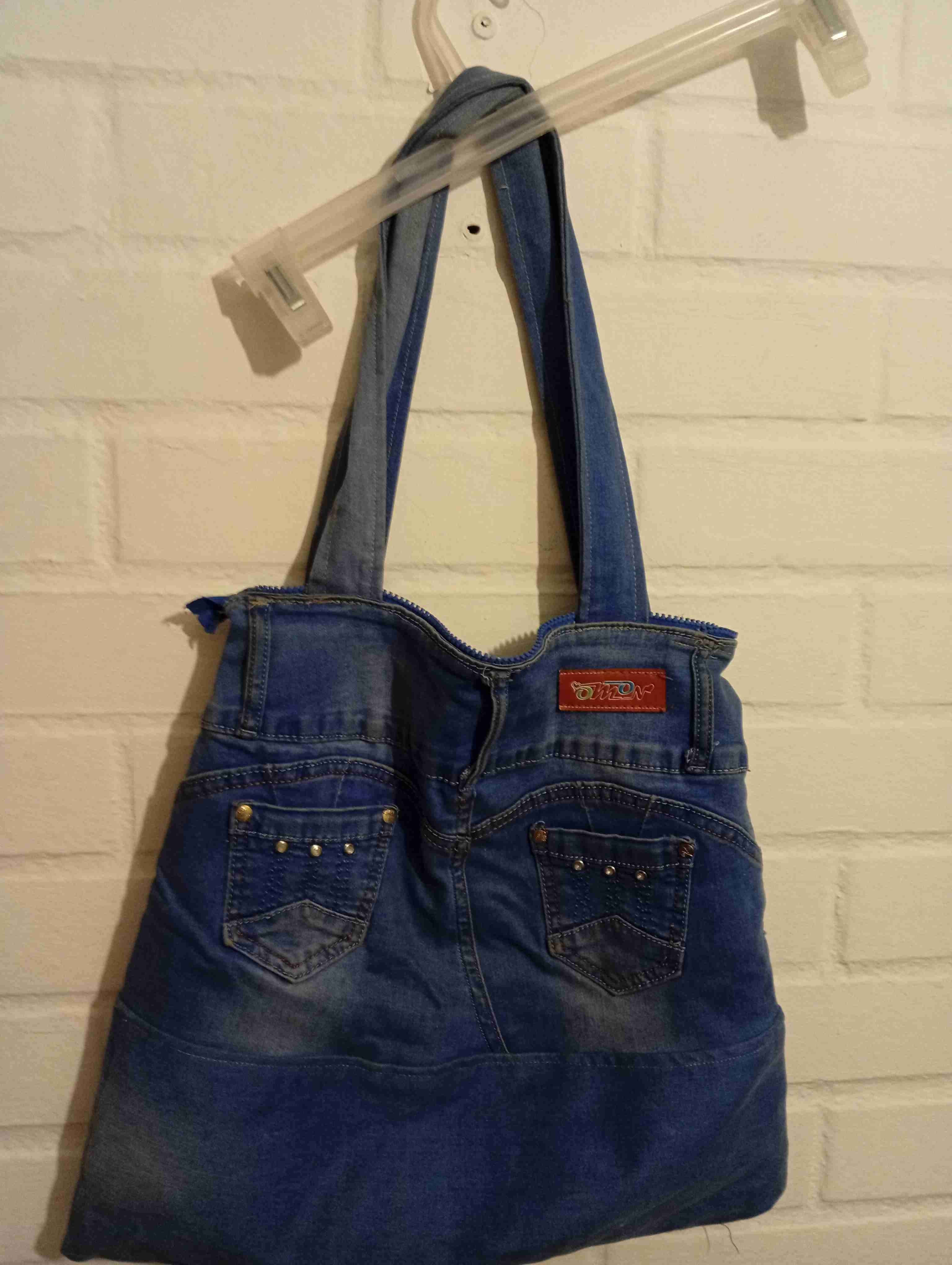 Bolso de mezclilla reciclada - miniatura 3