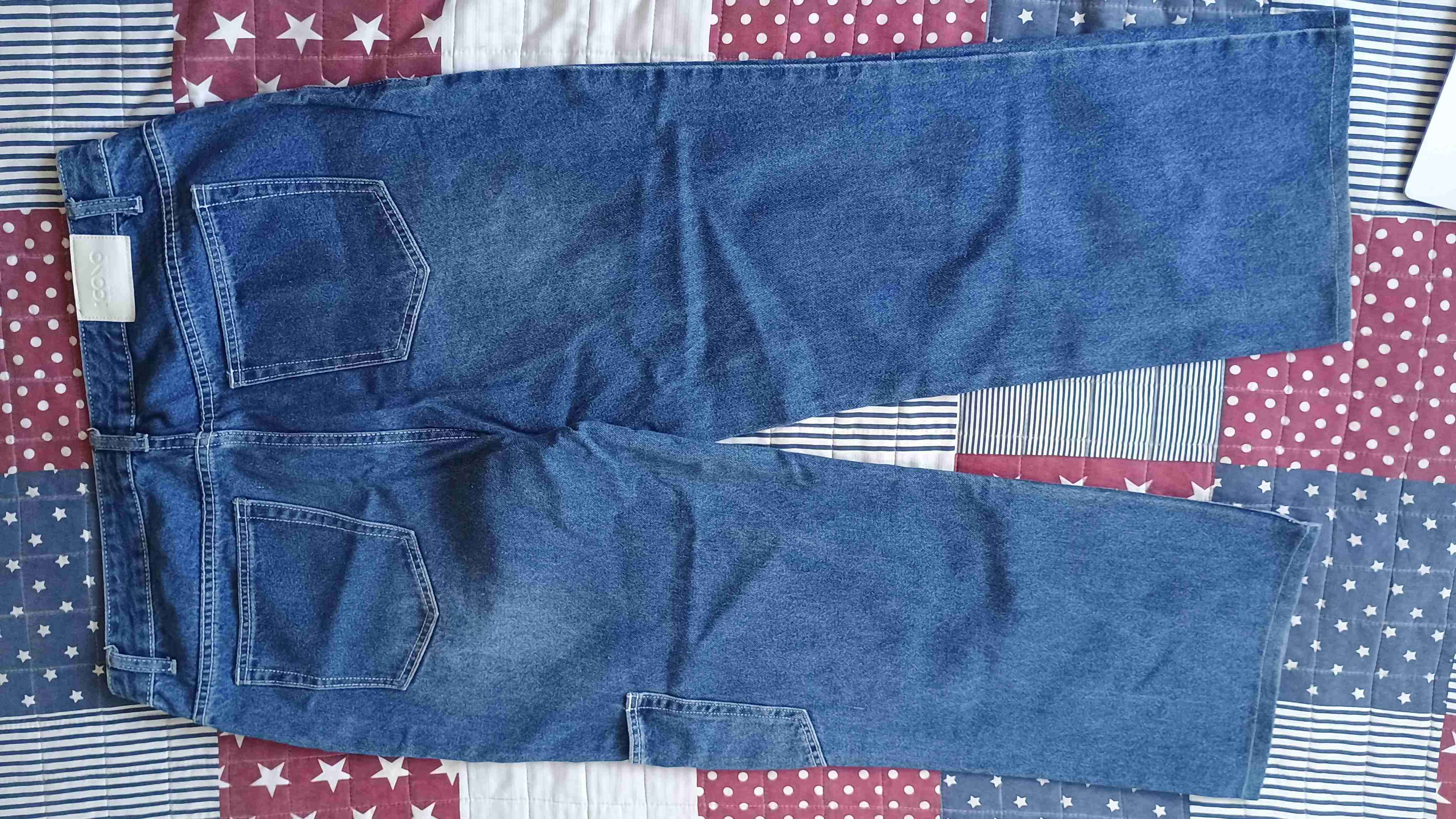 Pantalones de mezclilla azul de mujer - miniatura 2