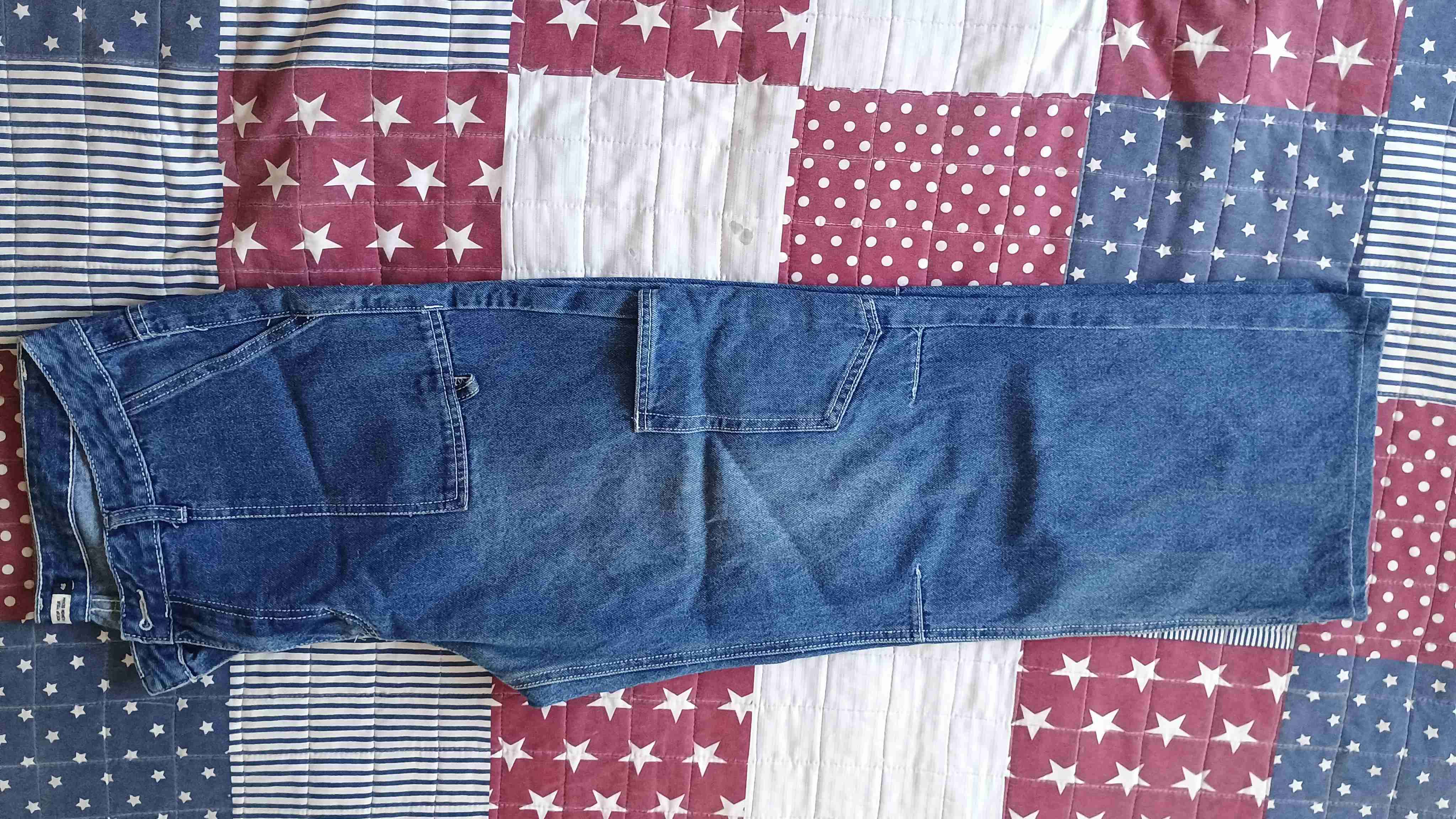 Pantalones de mezclilla azul de mujer - miniatura 3