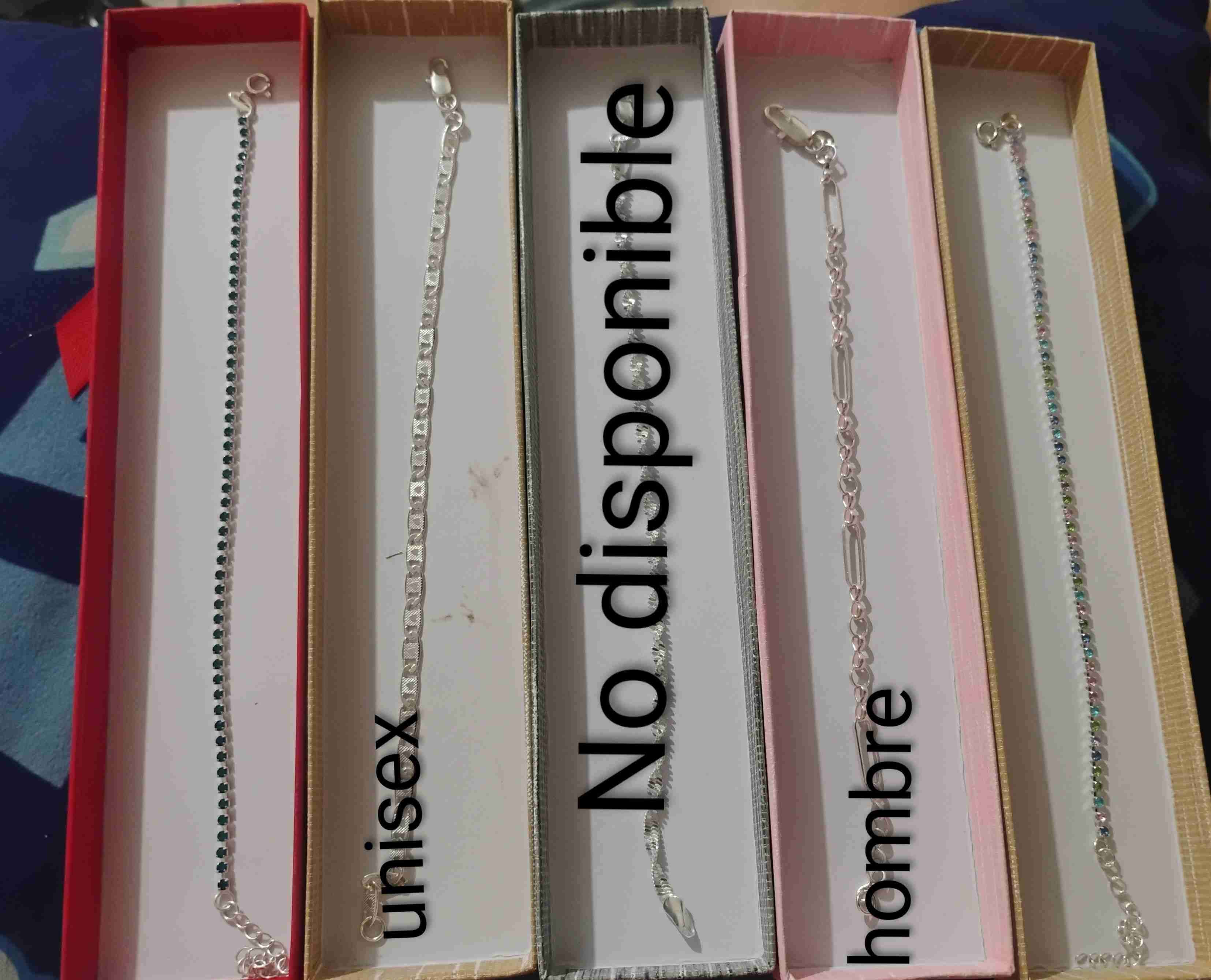 Pulseras de plata para hombre y mujer - miniatura 2