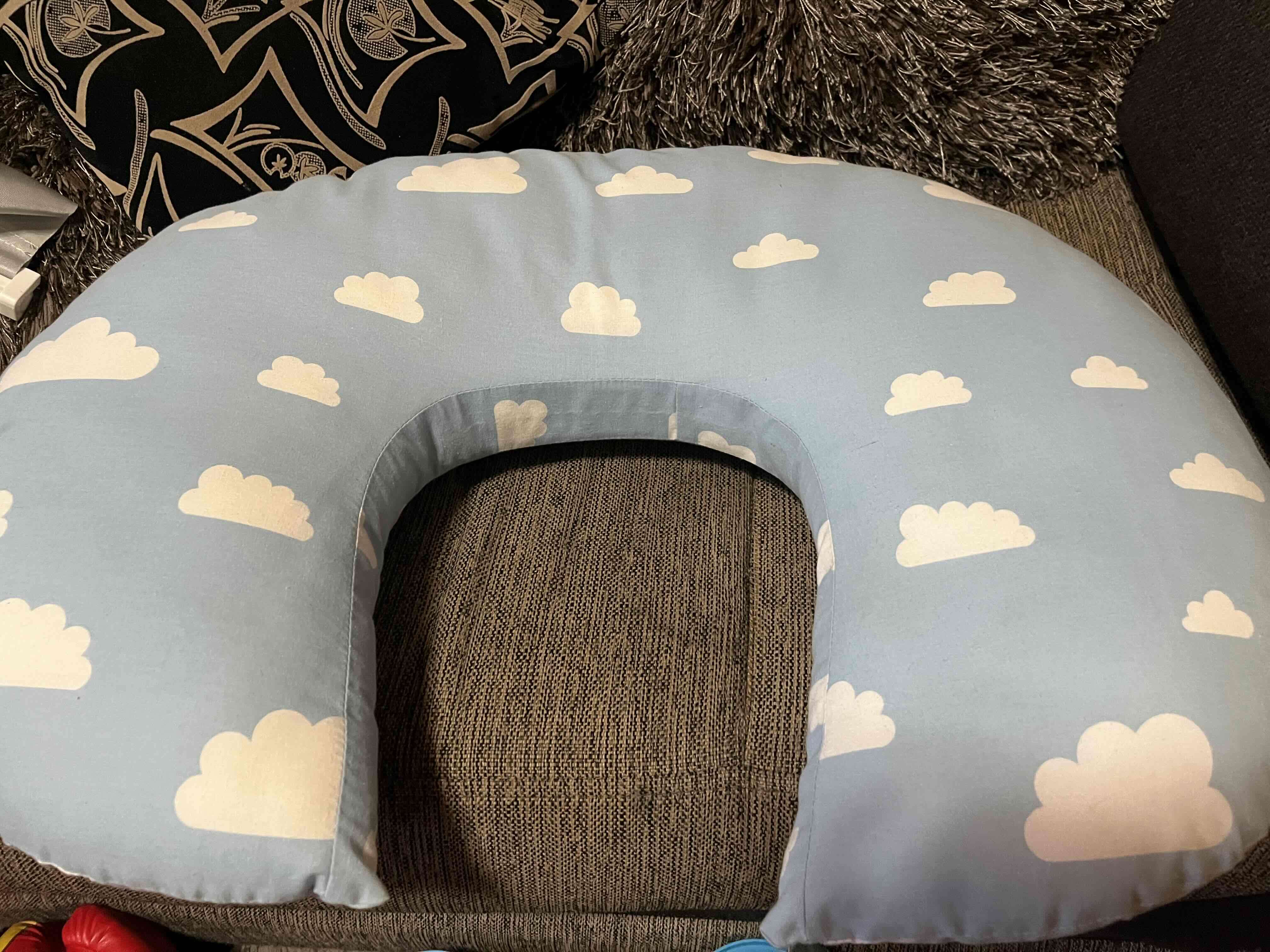 Cojín lactancia nubes