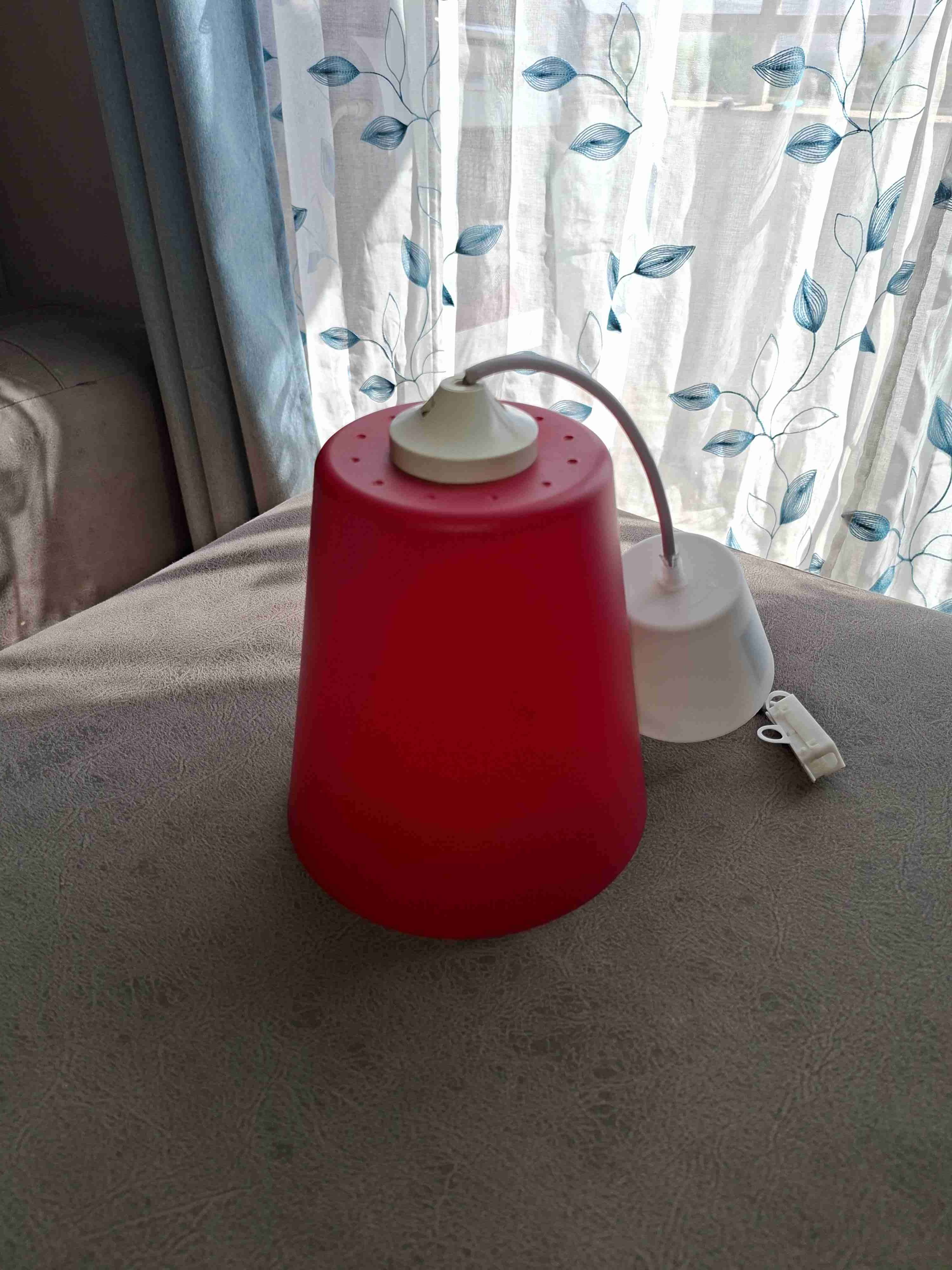 Lámparas colgantes roja y celeste - miniatura 5