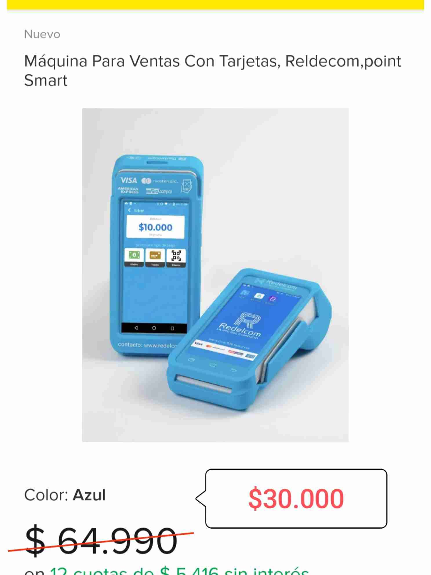 Máquina ventas smart actualizada a mercadopago