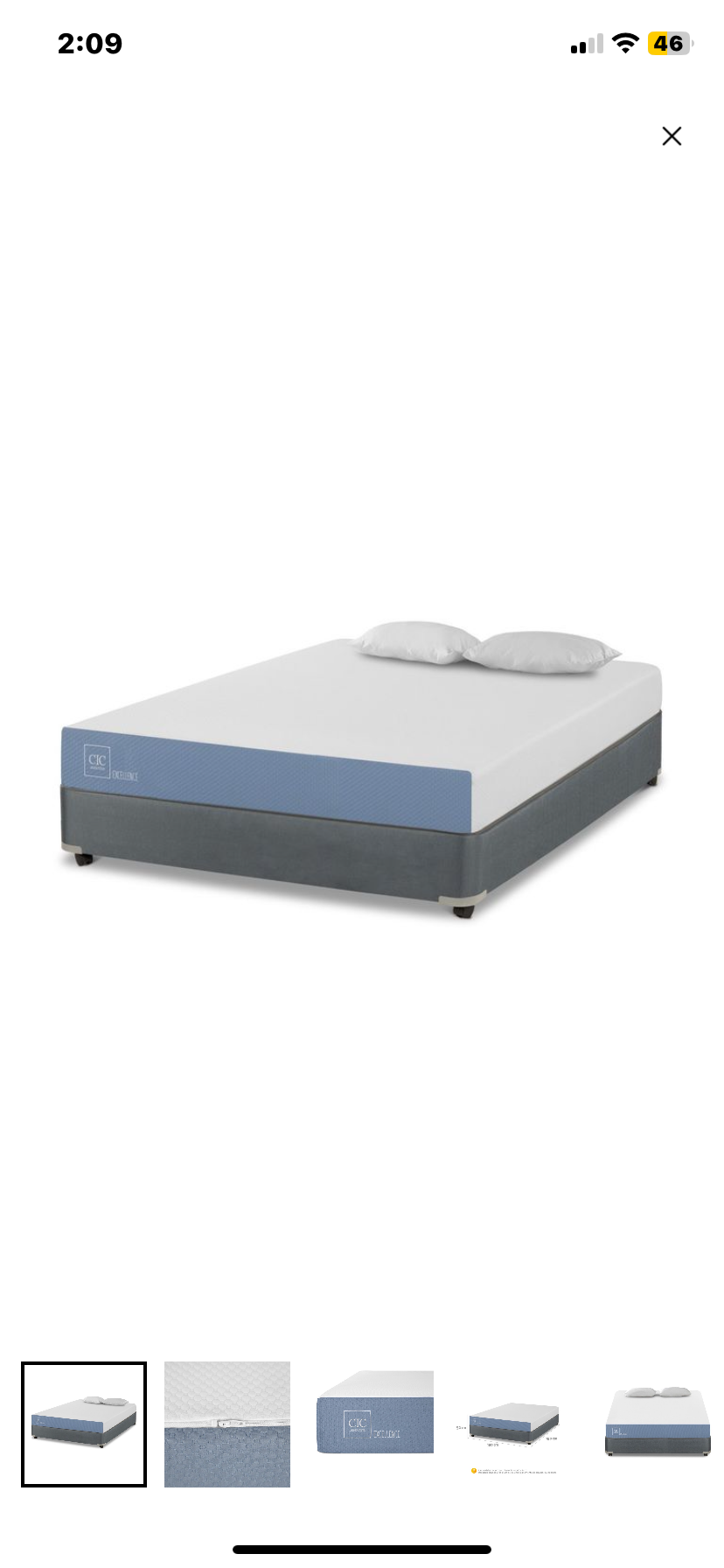 Cama  CIC de resortes