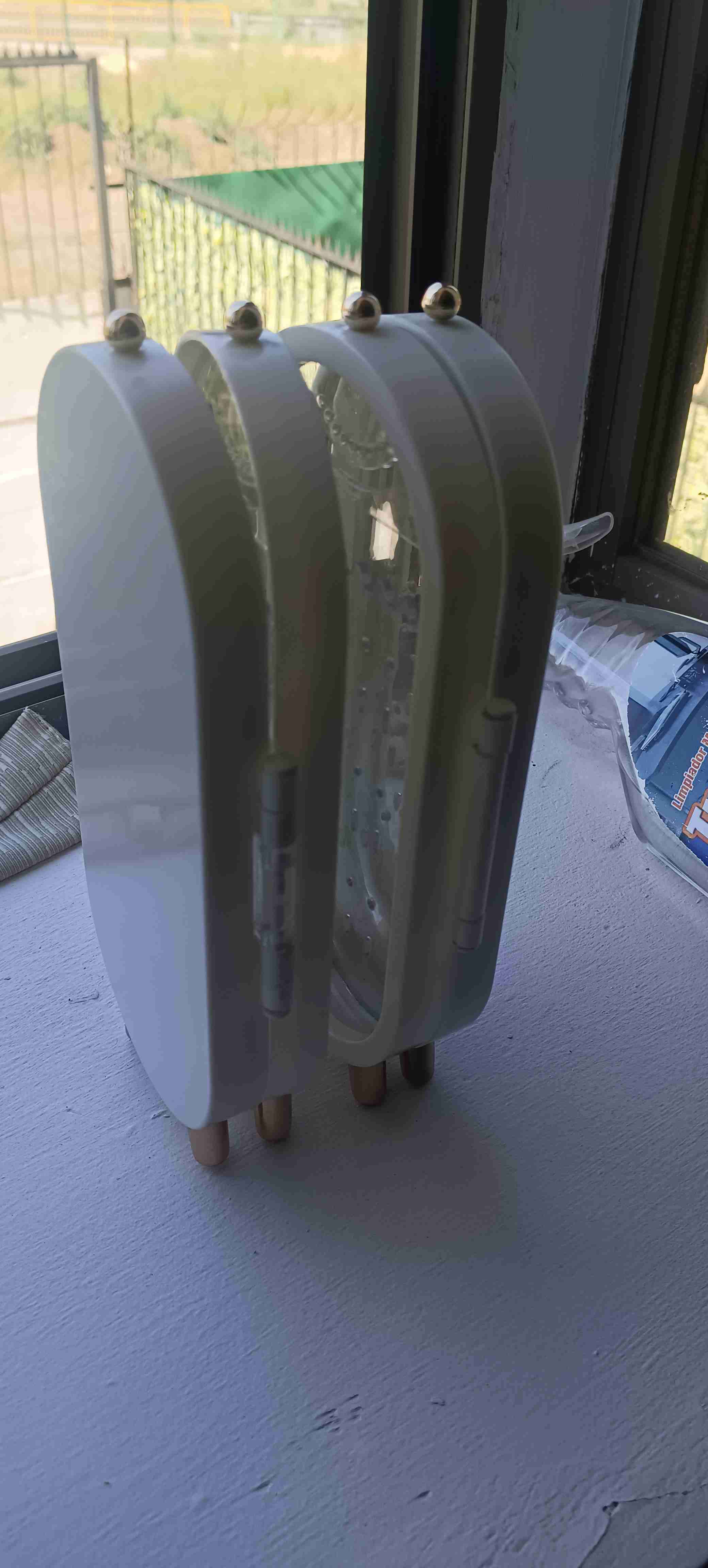 Organizador de maquillaje blanco