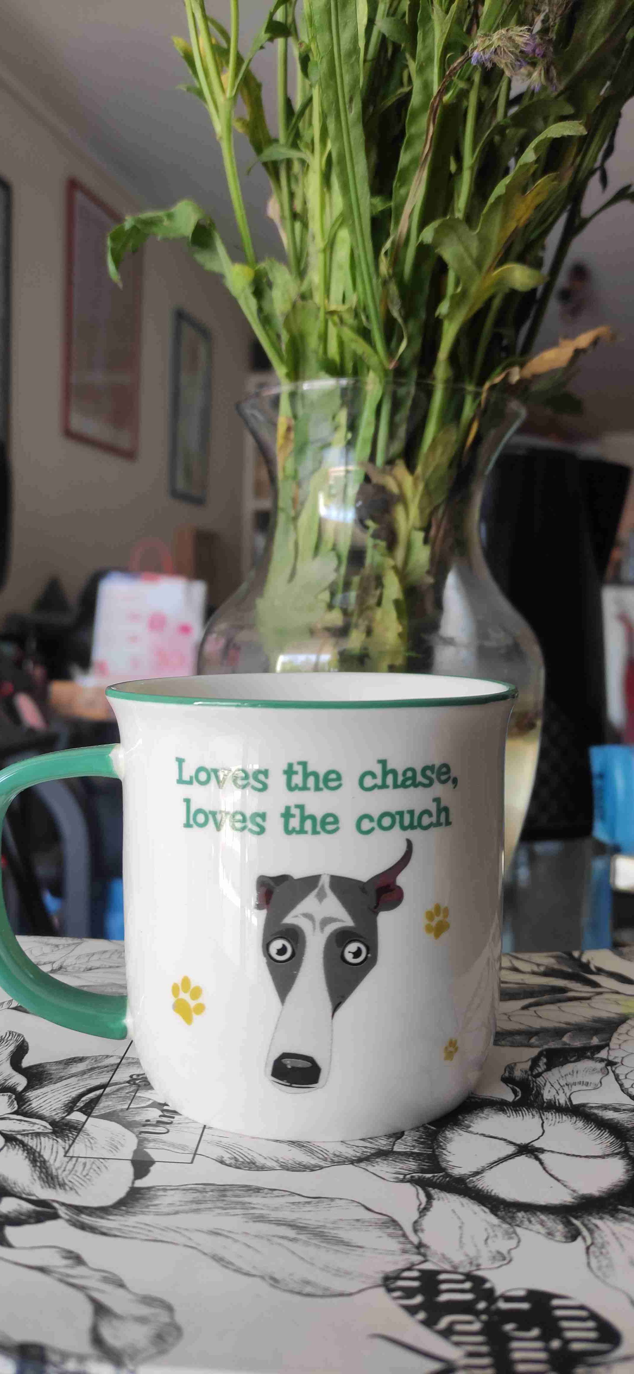 Tazón blanco Whippet - miniatura 2