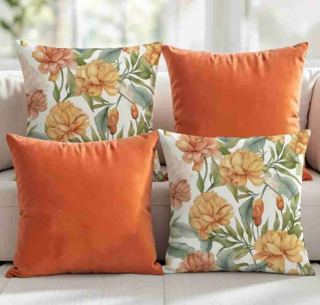 Cojines decorativos florales