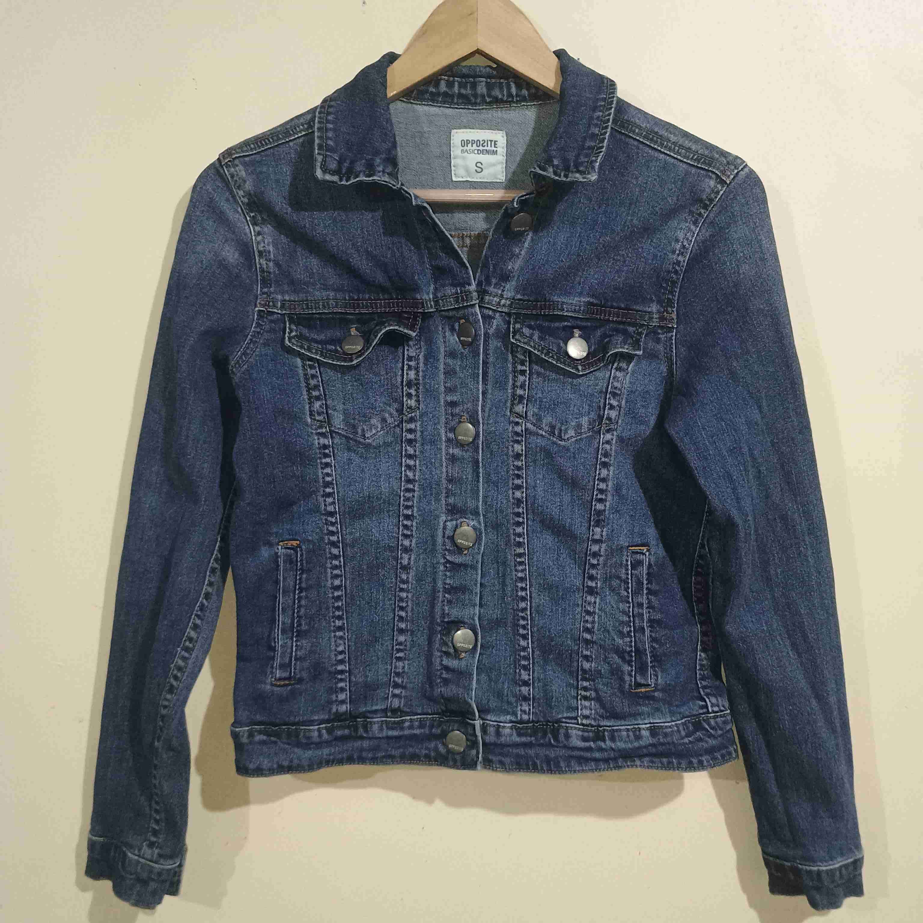 Chaqueta de mezclilla azul - miniatura 2