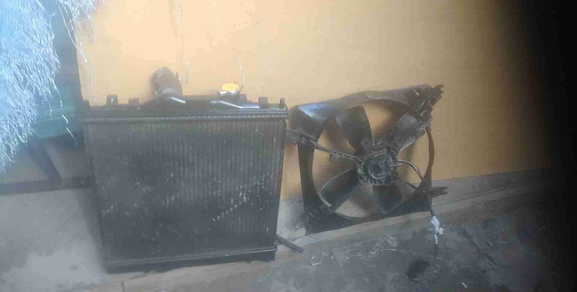 Radiador con ventilador usado