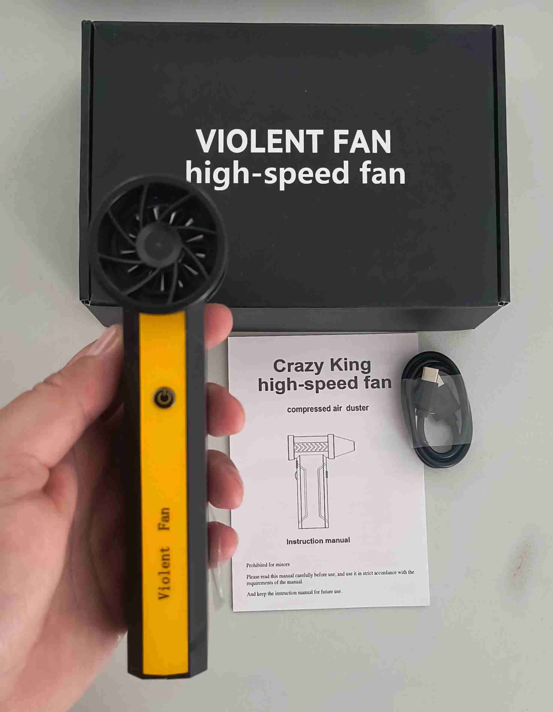 Sopladora Potente de mano alta velocidad - miniatura 2