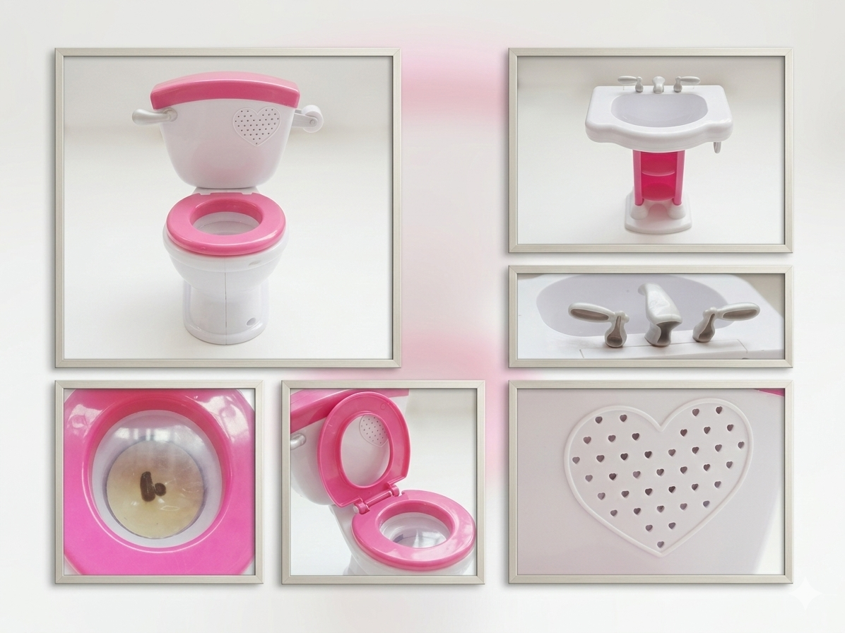 Set de baño juguete para niños - miniatura 6