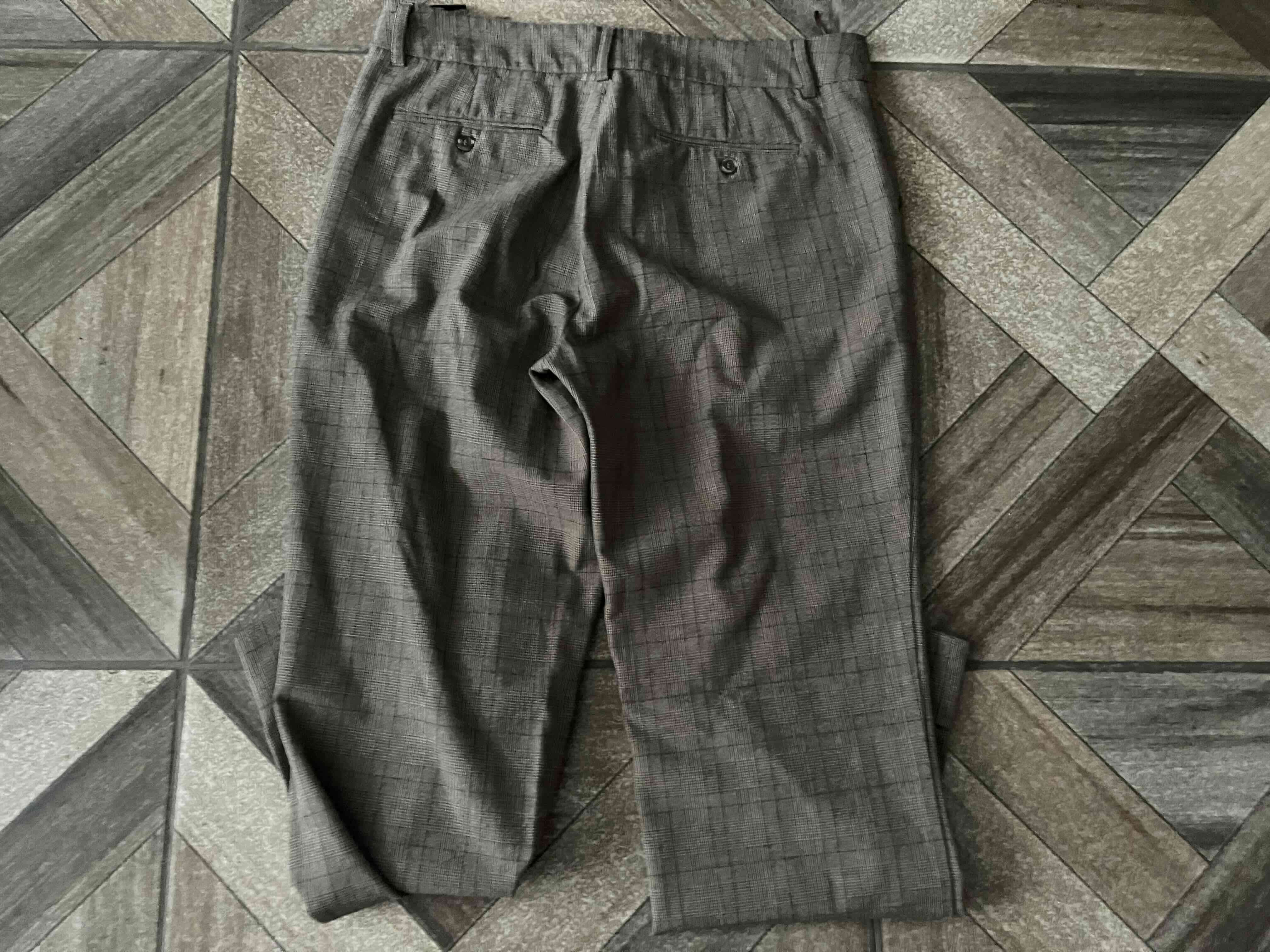 Pantalones de cuadros grises - miniatura 2