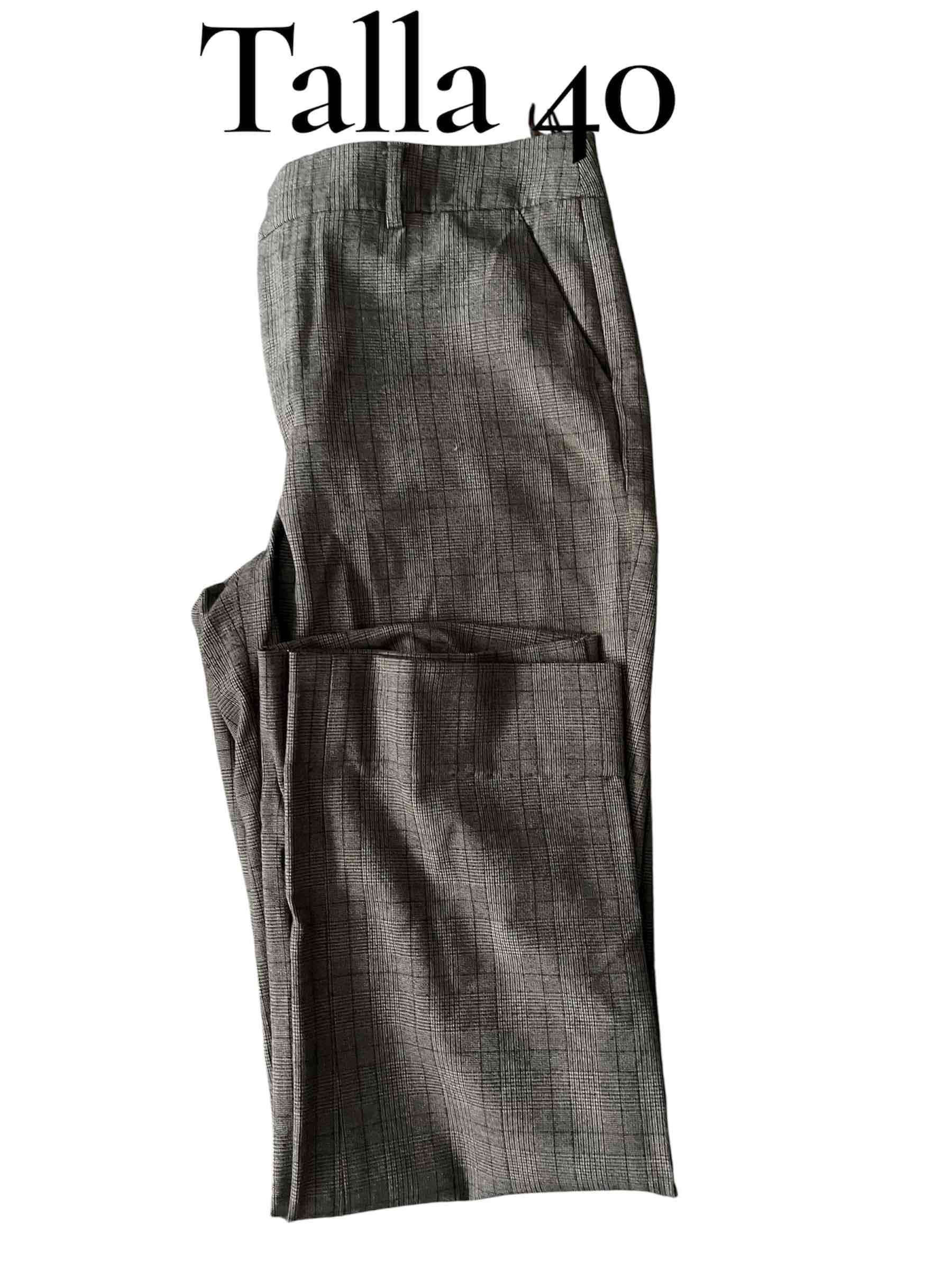 Pantalones de cuadros grises - miniatura 3