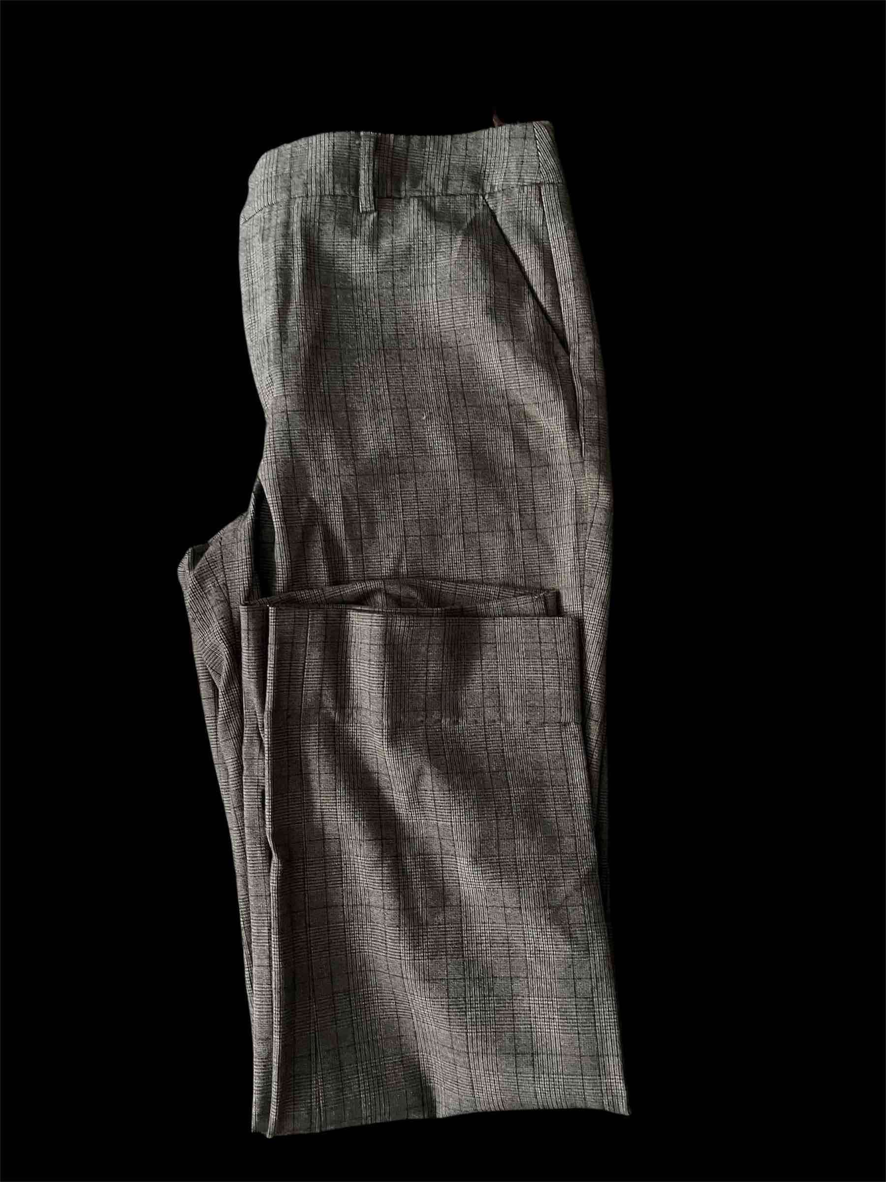 Pantalones de cuadros grises - miniatura 4