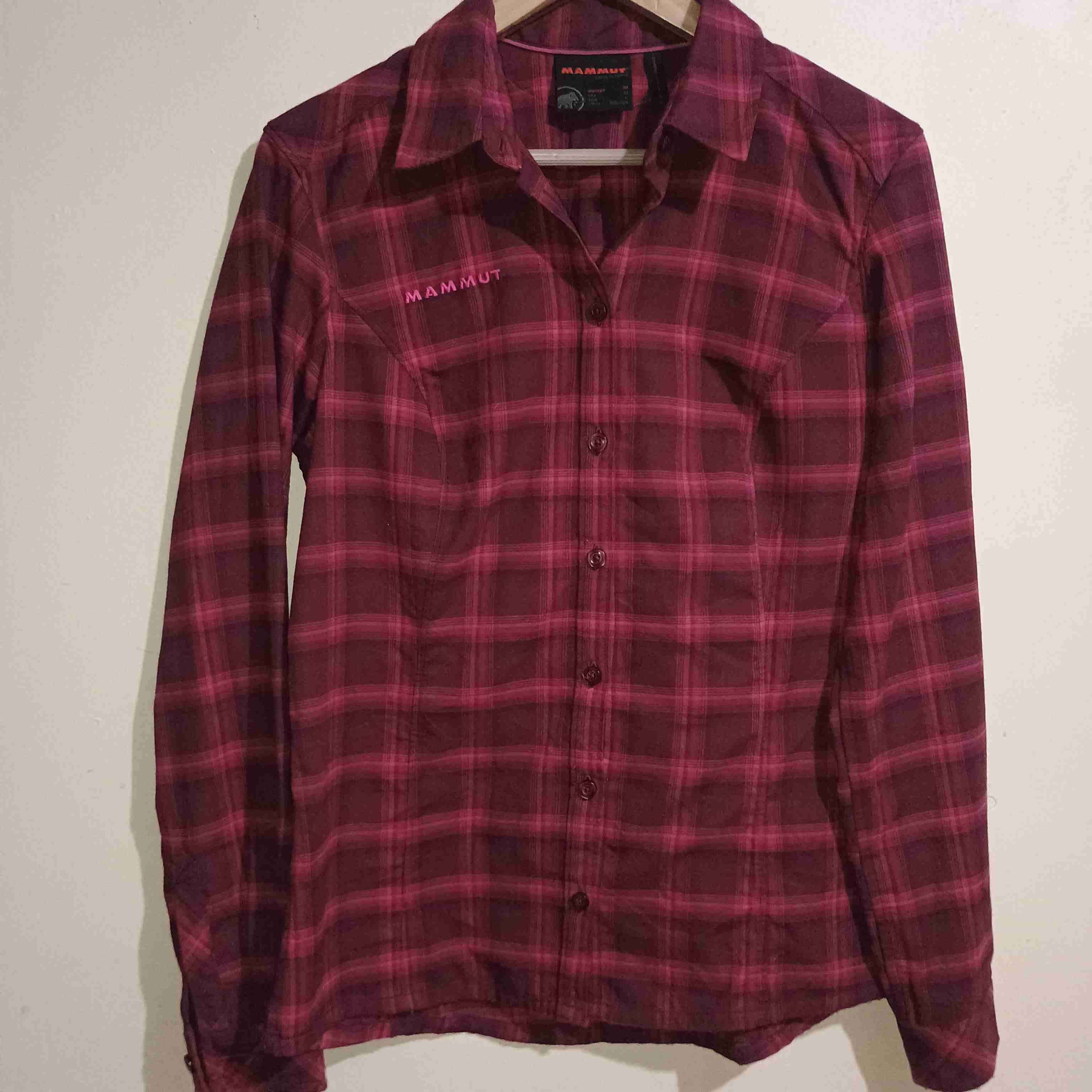 Camisa a cuadros roja para mujer - miniatura 2