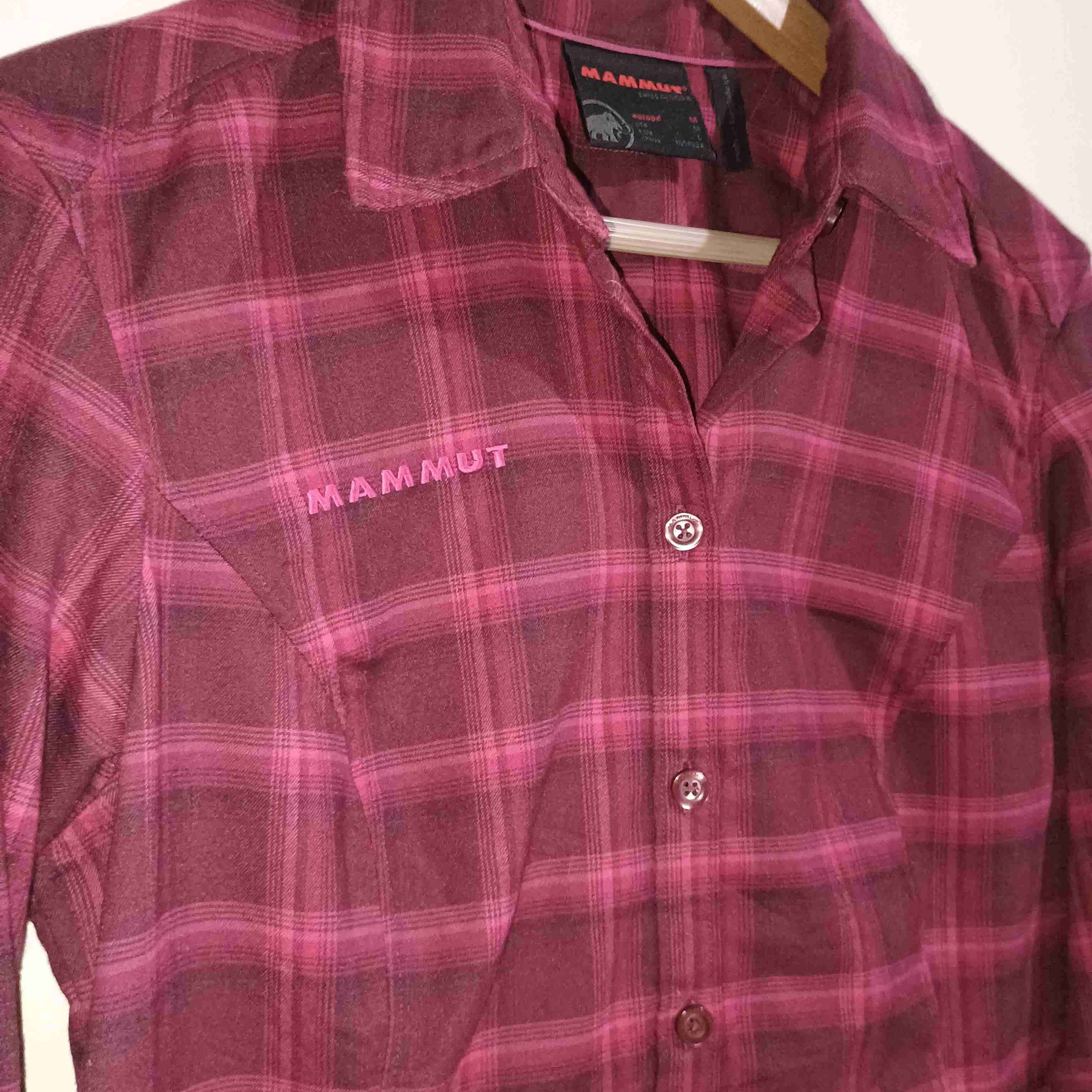 Camisa a cuadros roja para mujer - miniatura 3