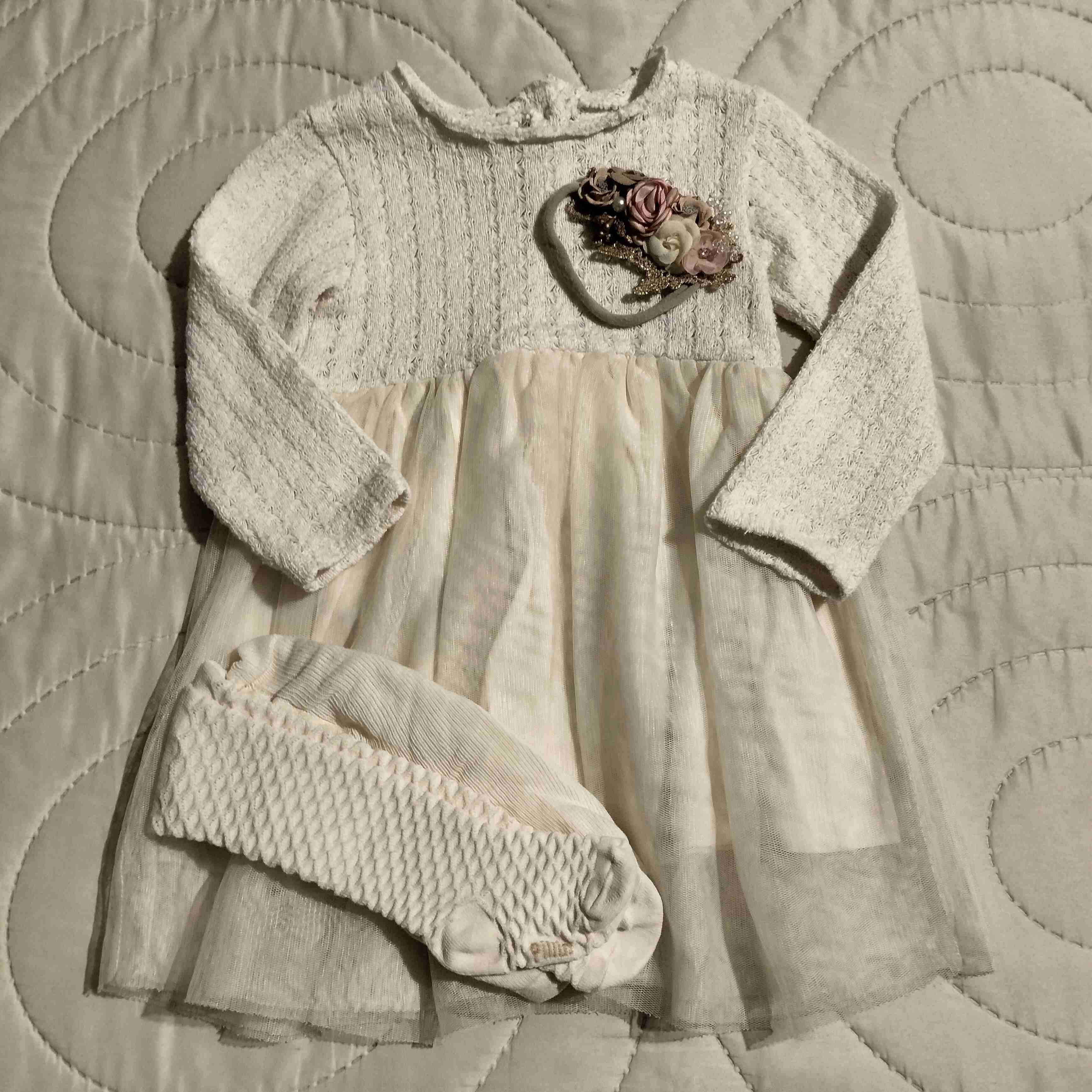 Vestido blanco bebé