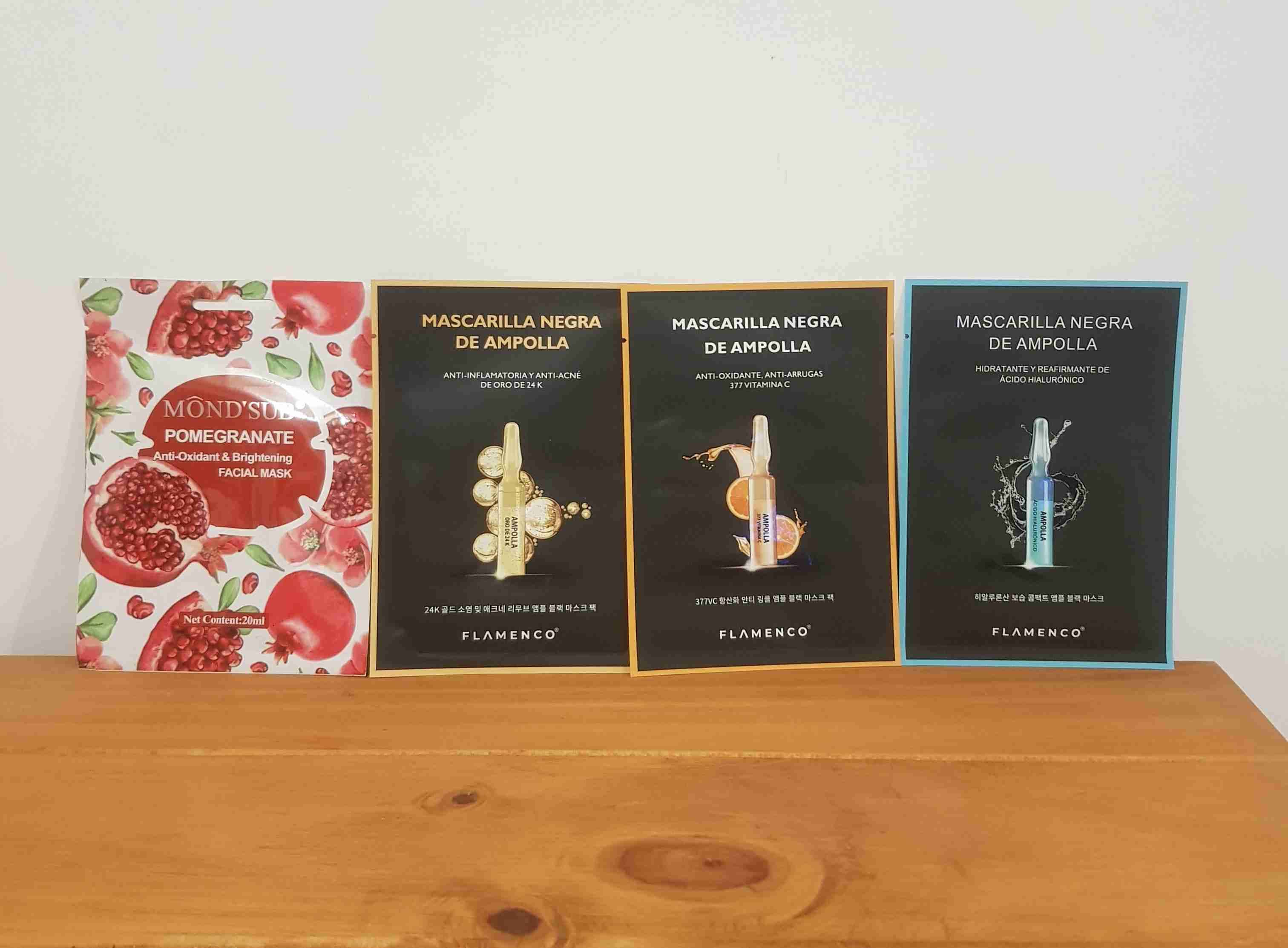 Mascarilla facial diamante rosada y otras - miniatura 2