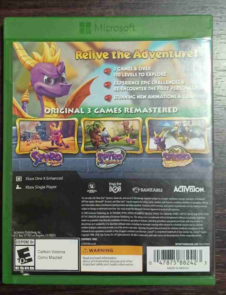 Spyro Reignited Trilogy Xbox One - miniatura 3