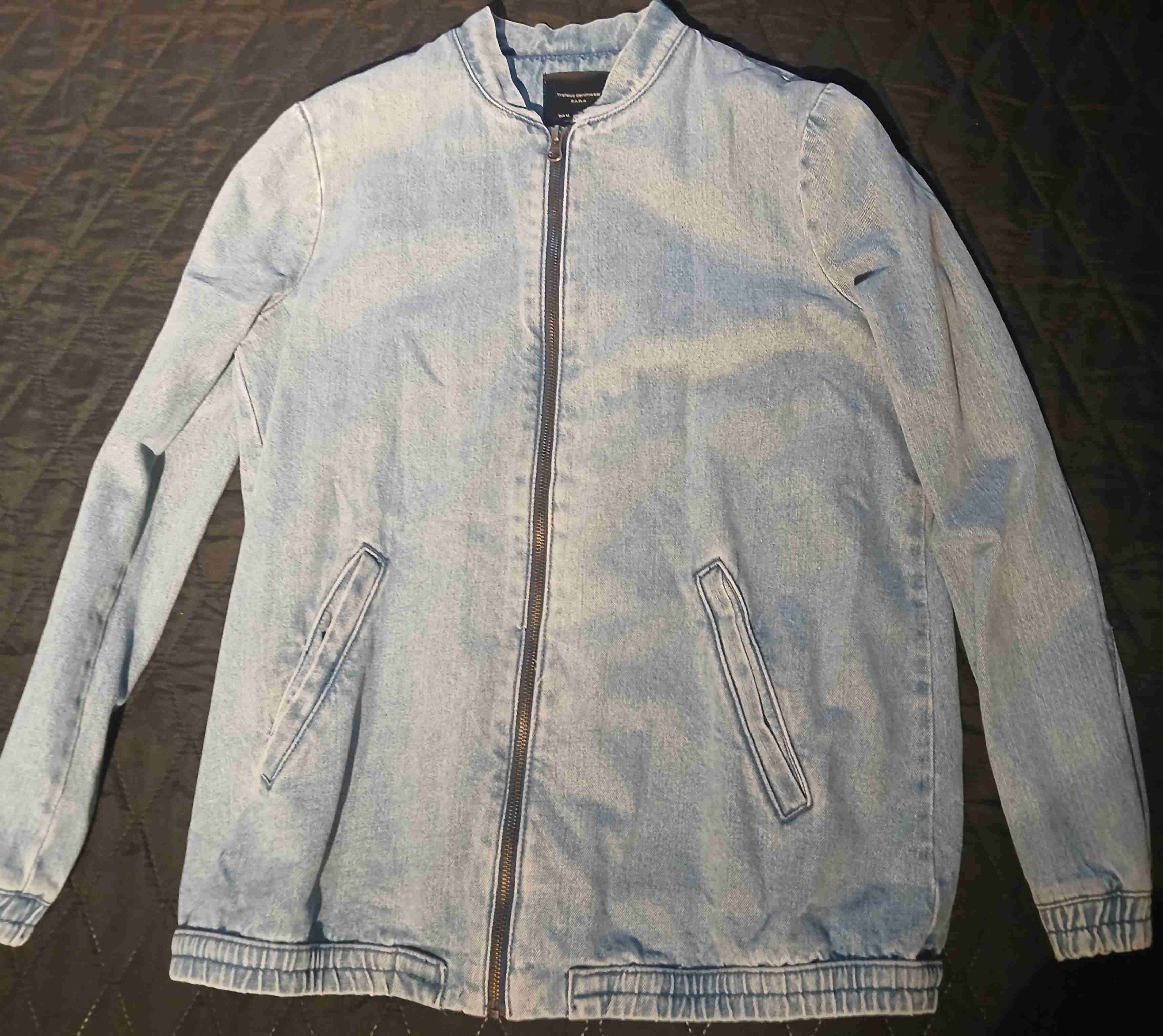Chaqueta denim bordada estilo japonés - miniatura 2